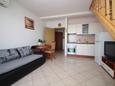 Living room Rogoznica, Living room in the apartment, air condition available and (pet friendly).