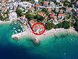 Pisak, Omiš, Hébergement 7519 - Appartement à proximité de la mer avec une plage de galets.