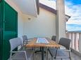 Pisak, Терраса в размещении типа studio-apartment, с видом на море и WiFi.