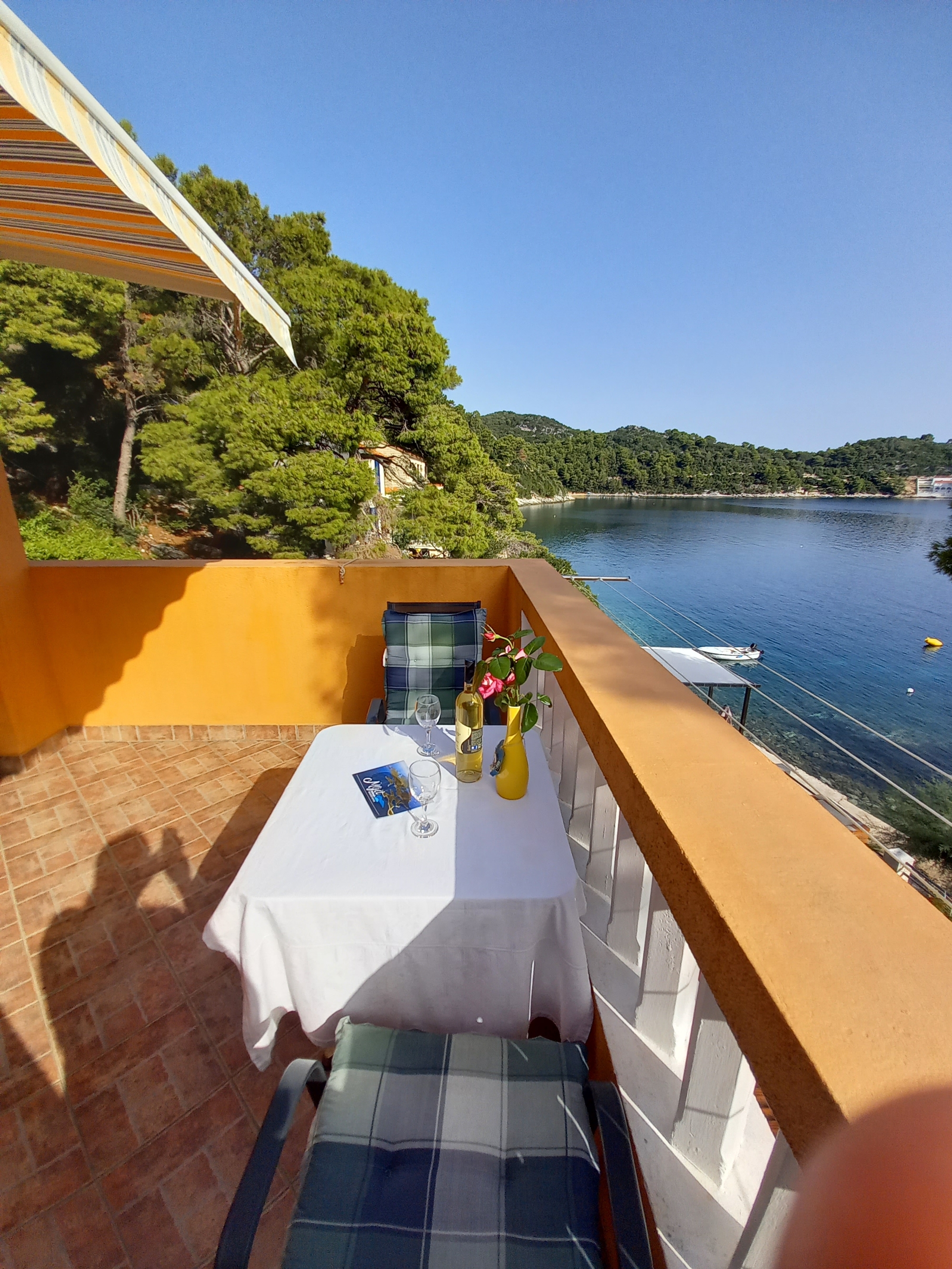 One bedroom apartment near beach Sobra, Mljet  A-c