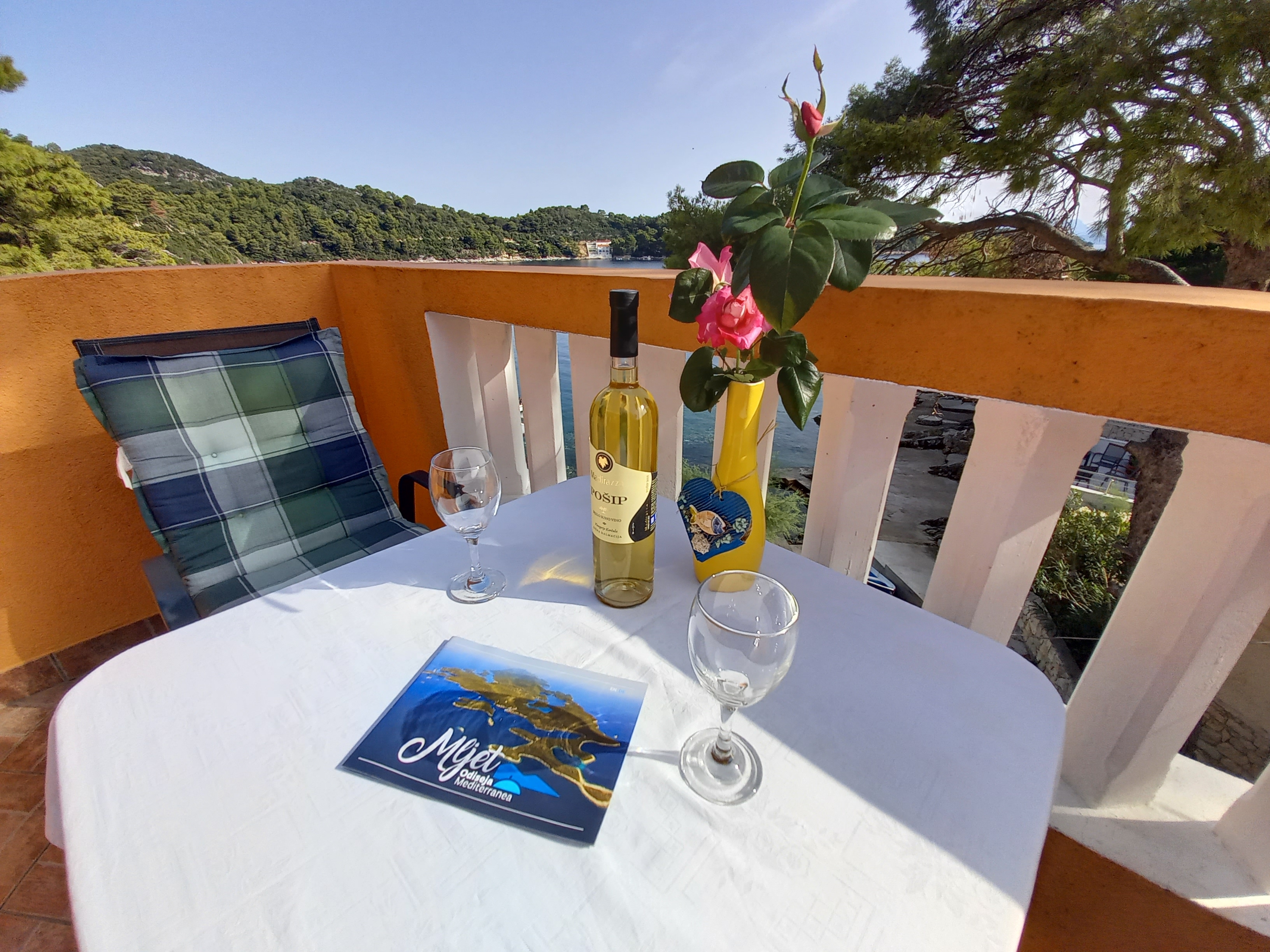 One bedroom apartment near beach Sobra, Mljet  A-c