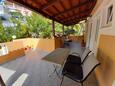 Sobra, Shared terrace in the studio-apartment, with a sea view and WiFi.