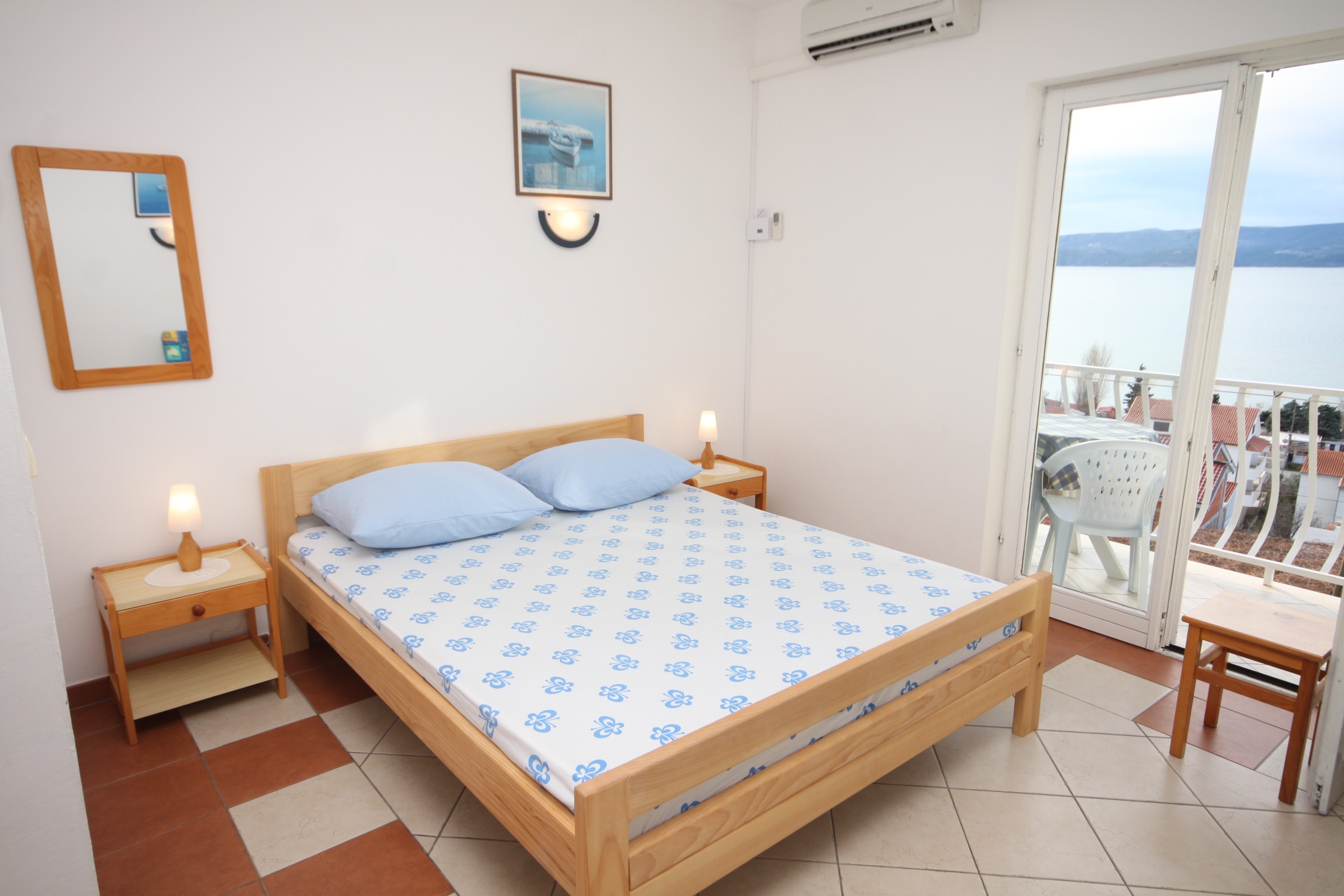 One bedroom apartment with balcony and sea view Duće, Omiš (A-7532-a)