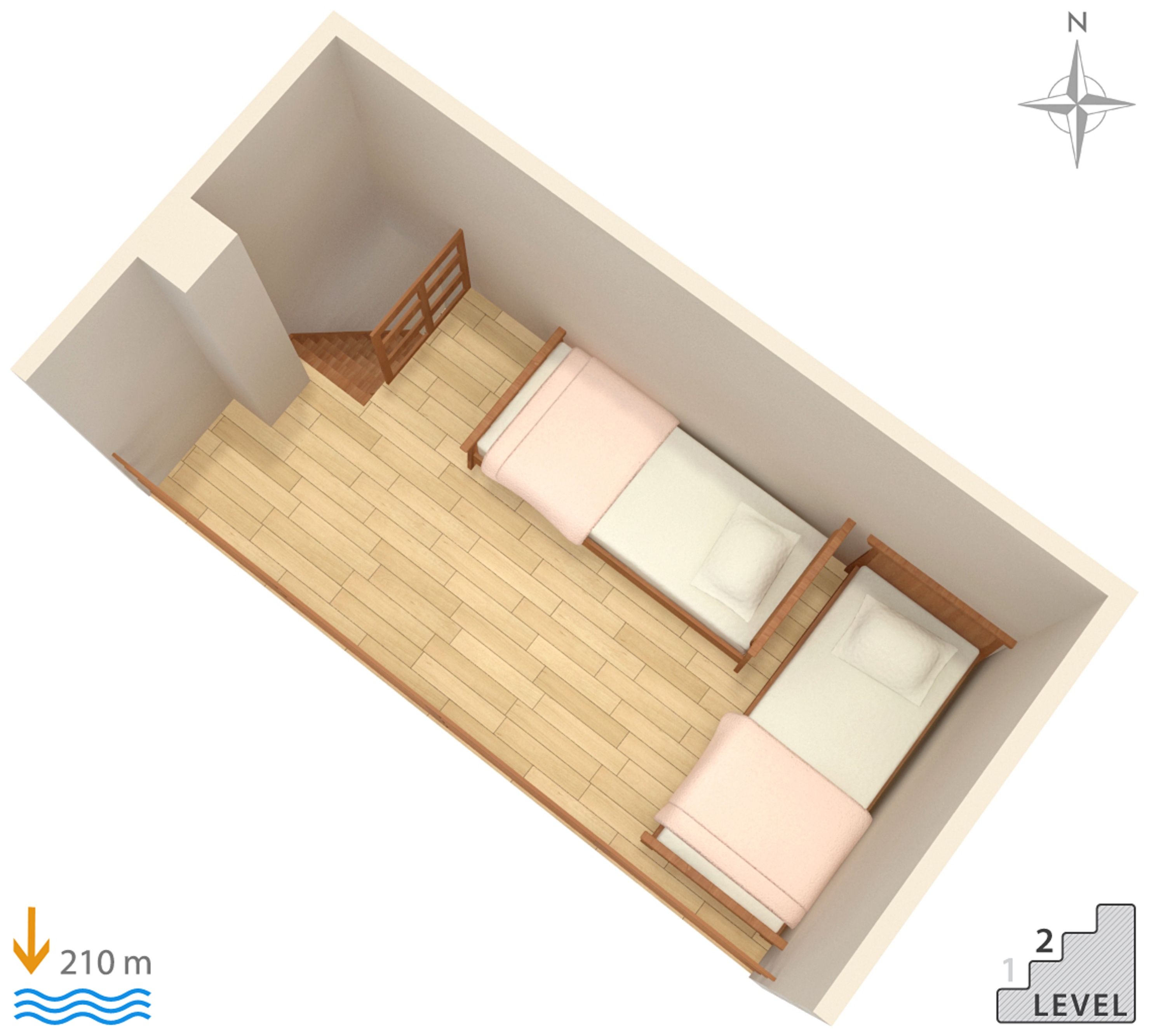Two bedroom apartment with balcony and sea view Duće, Omiš  A-b