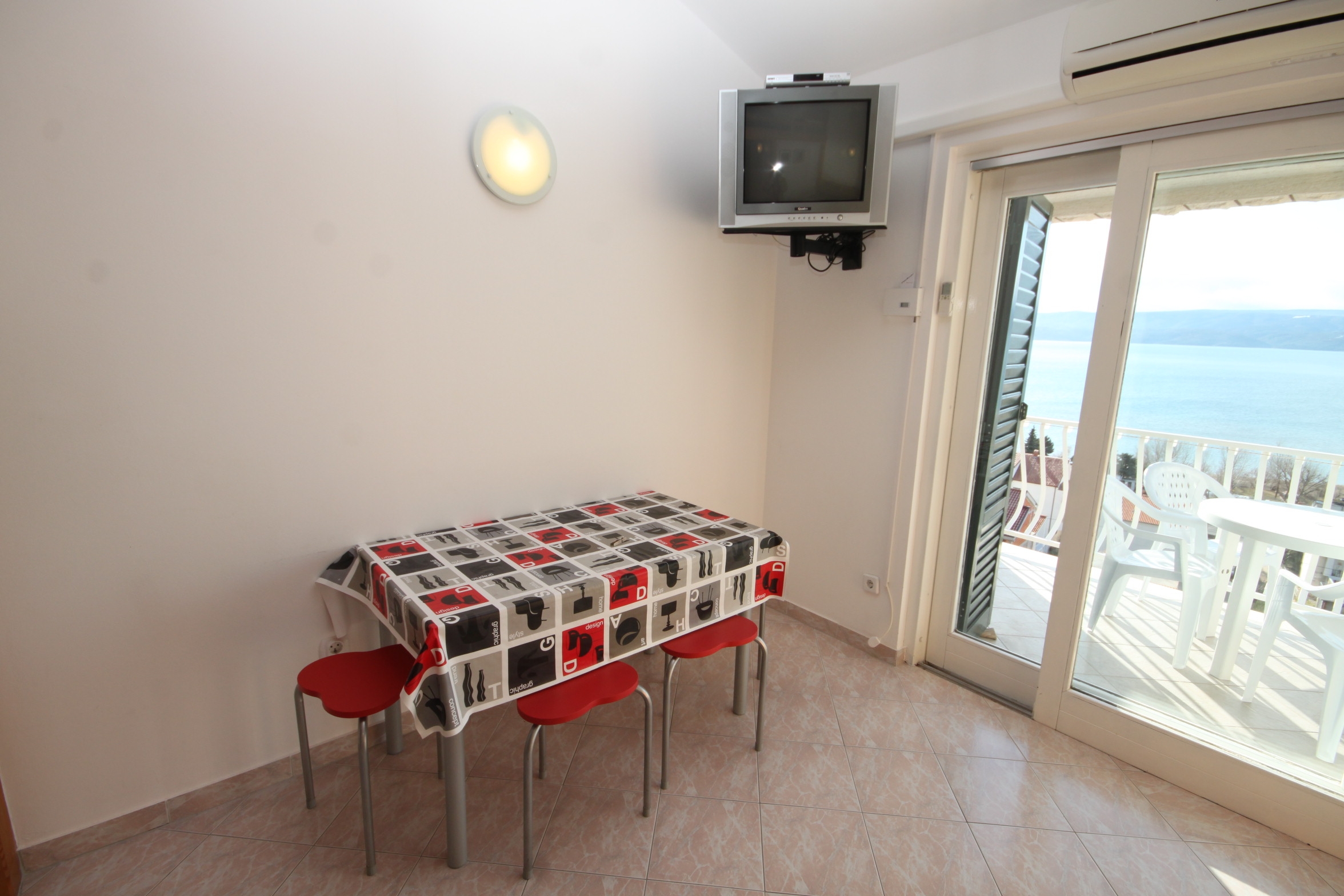 Studio flat with terrace and sea view Duće (Omiš) (AS-7532-d)