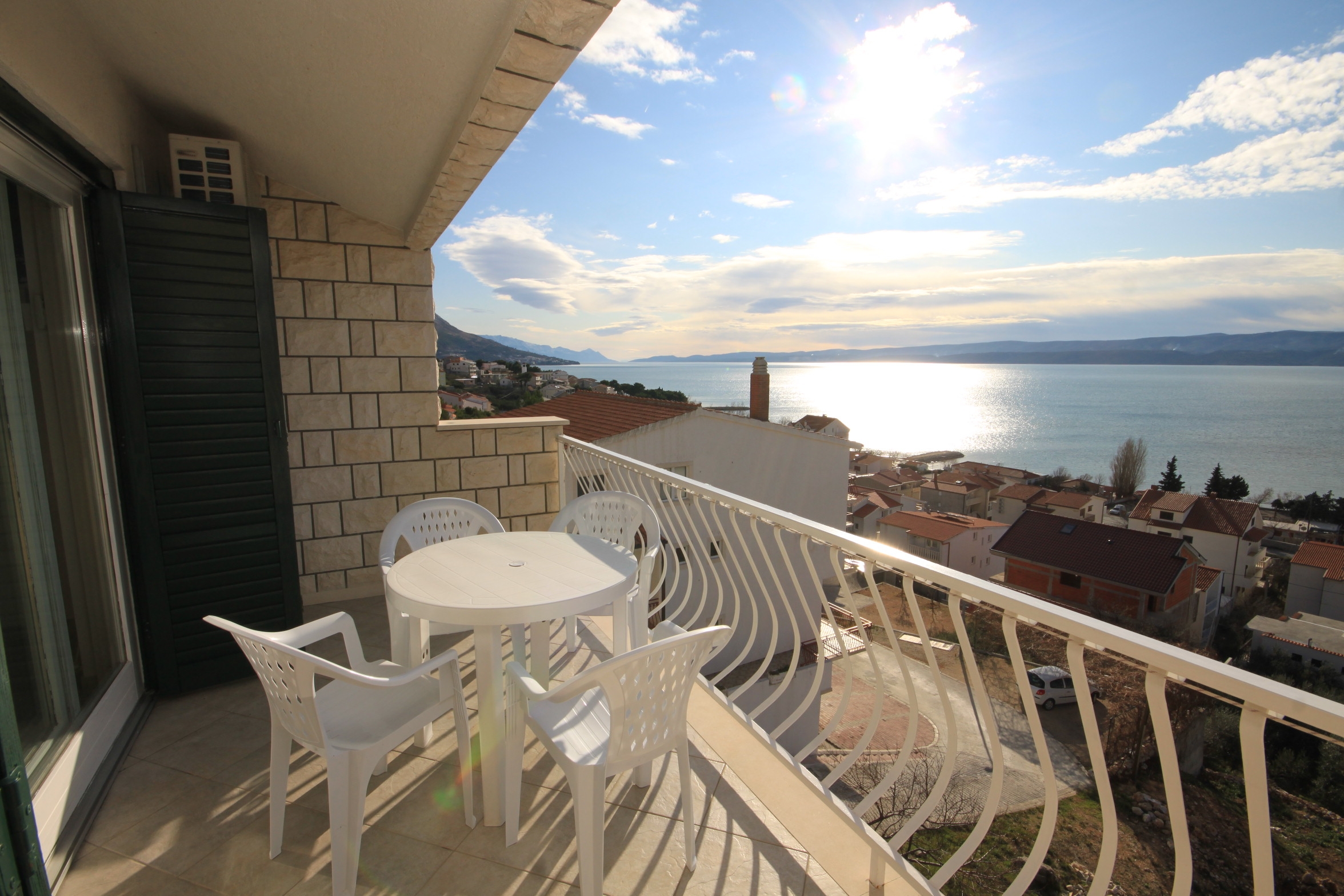 Studio flat with terrace and sea view Duće (Omiš) (AS-7532-d)