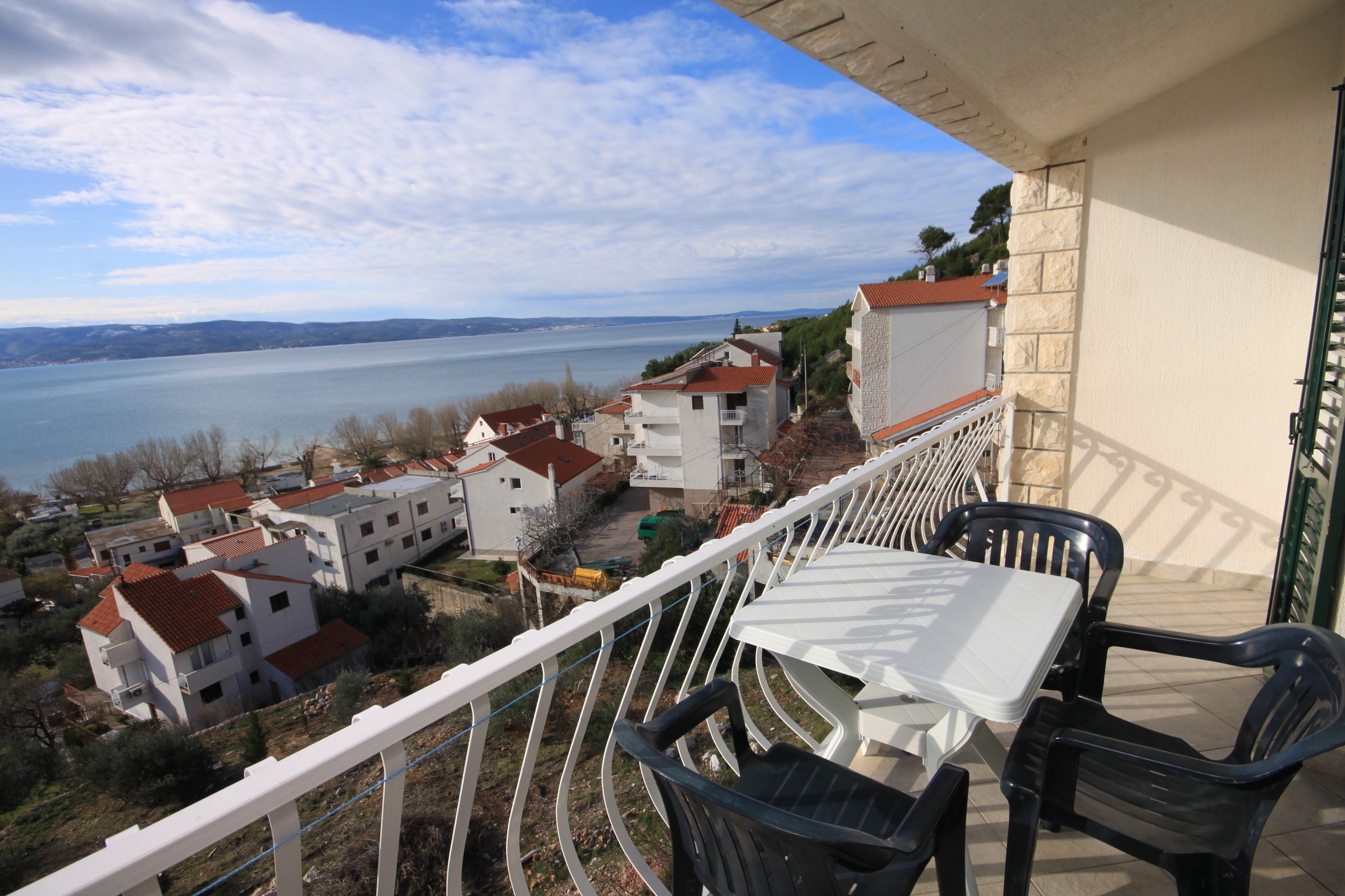 Studio flat with balcony and sea view Duće, Omiš  AS-e