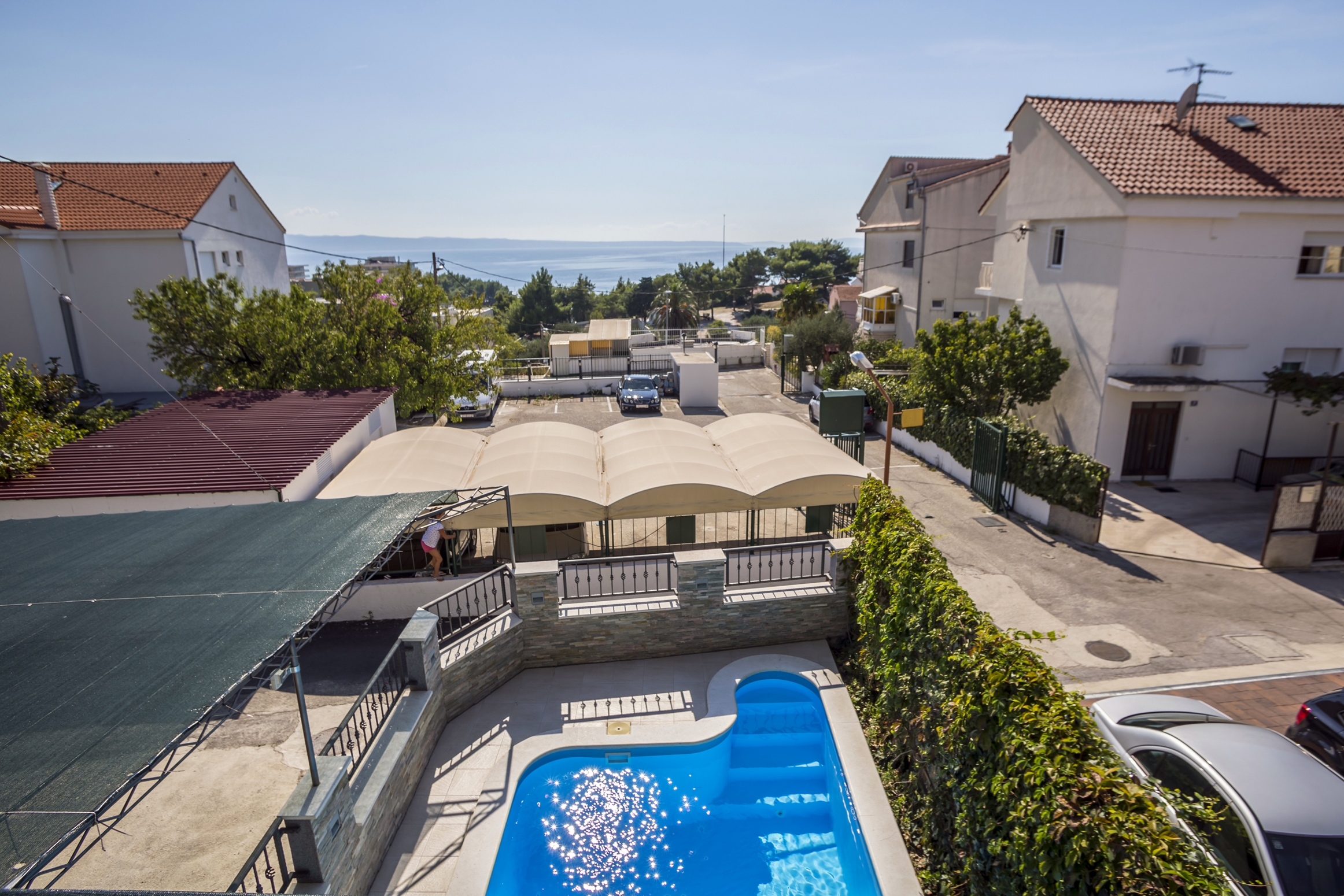 Three bedroom house with terrace and sea view Podstrana, Split  K