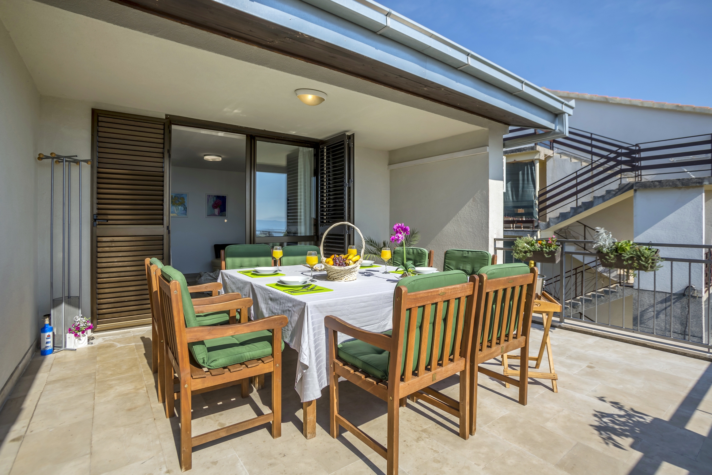 Three bedroom house with terrace and sea view Podstrana, Split  K