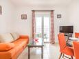 Obývací pokoj Arbanija, Obývací pokoj v ubytování typu apartment, WiFi.