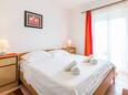 Ložnice Arbanija, Ložnice v ubytování typu apartment, s klimatizací a WiFi.