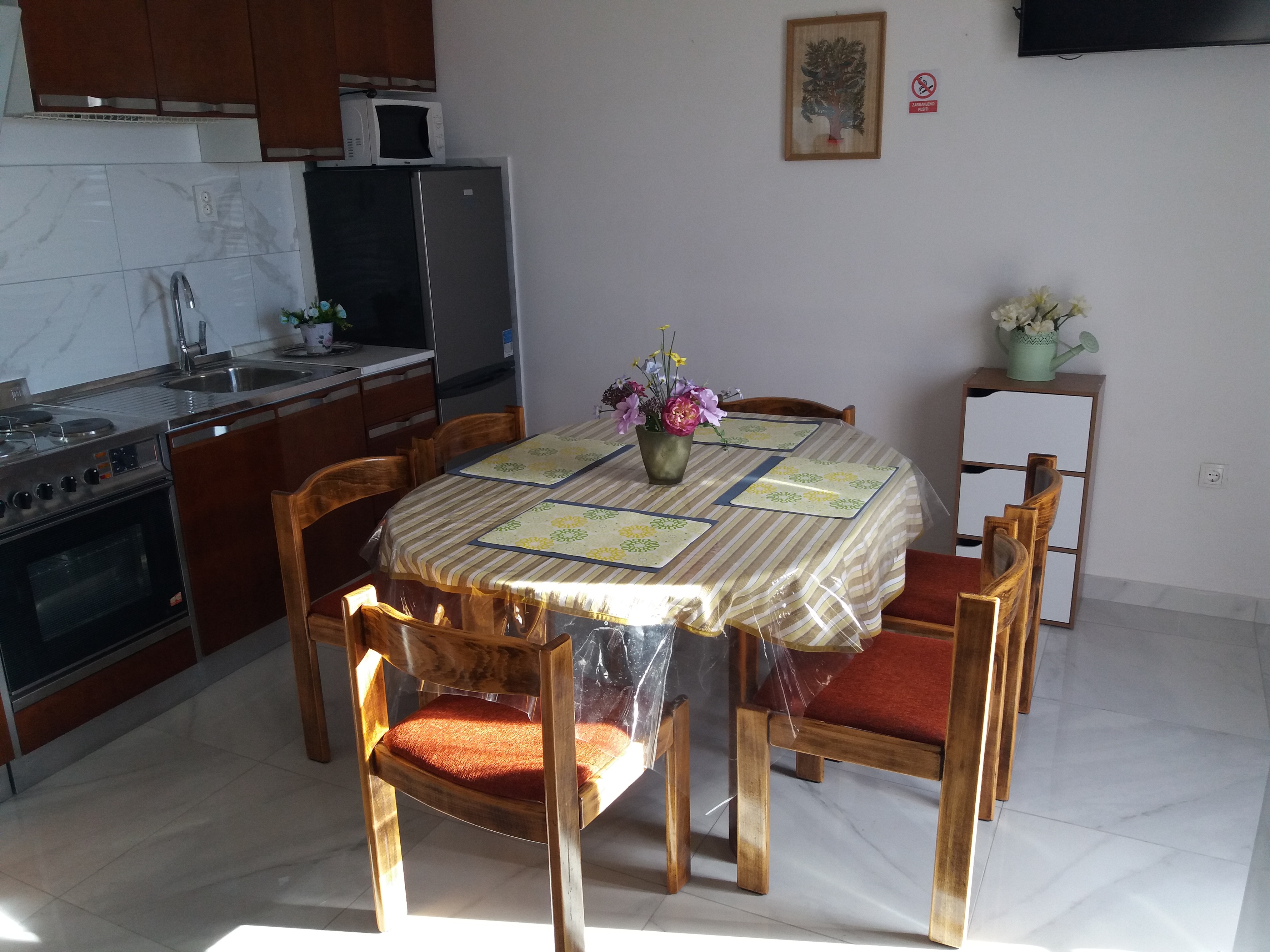 Two bedroom apartment with terrace and sea view Sumpetar, Omiš  A-a