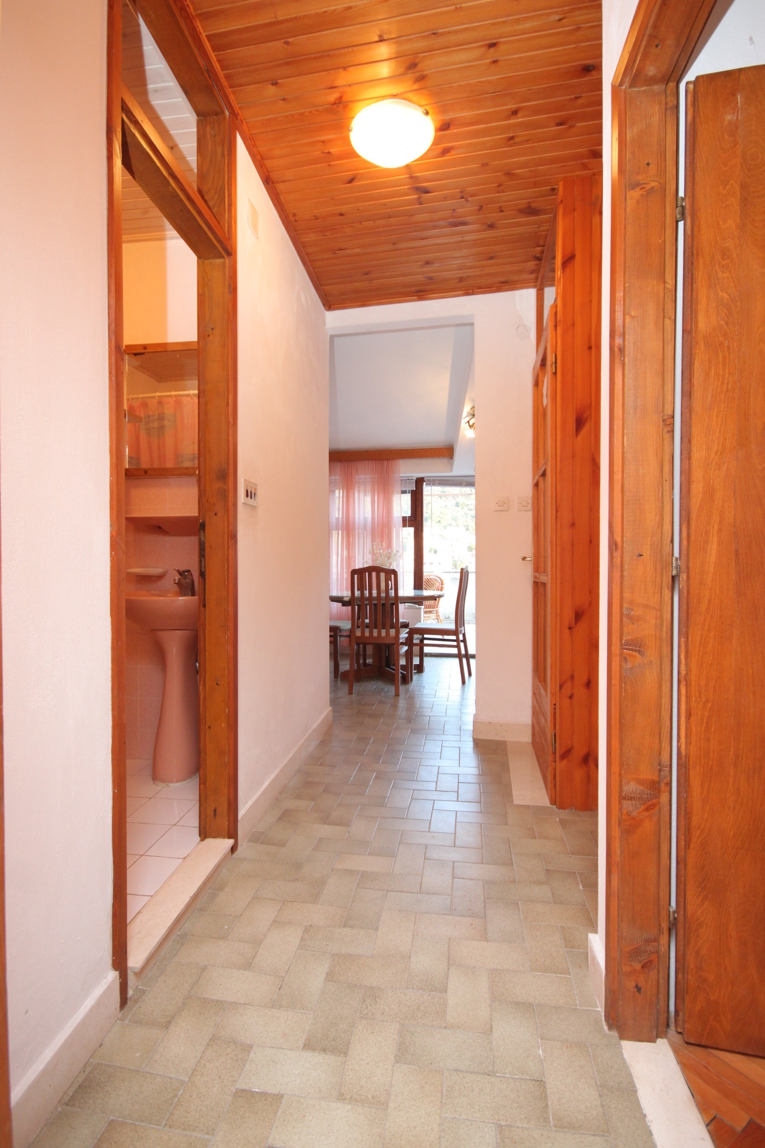 Two bedroom apartment with terrace and sea view Brna, Korčula  A-a