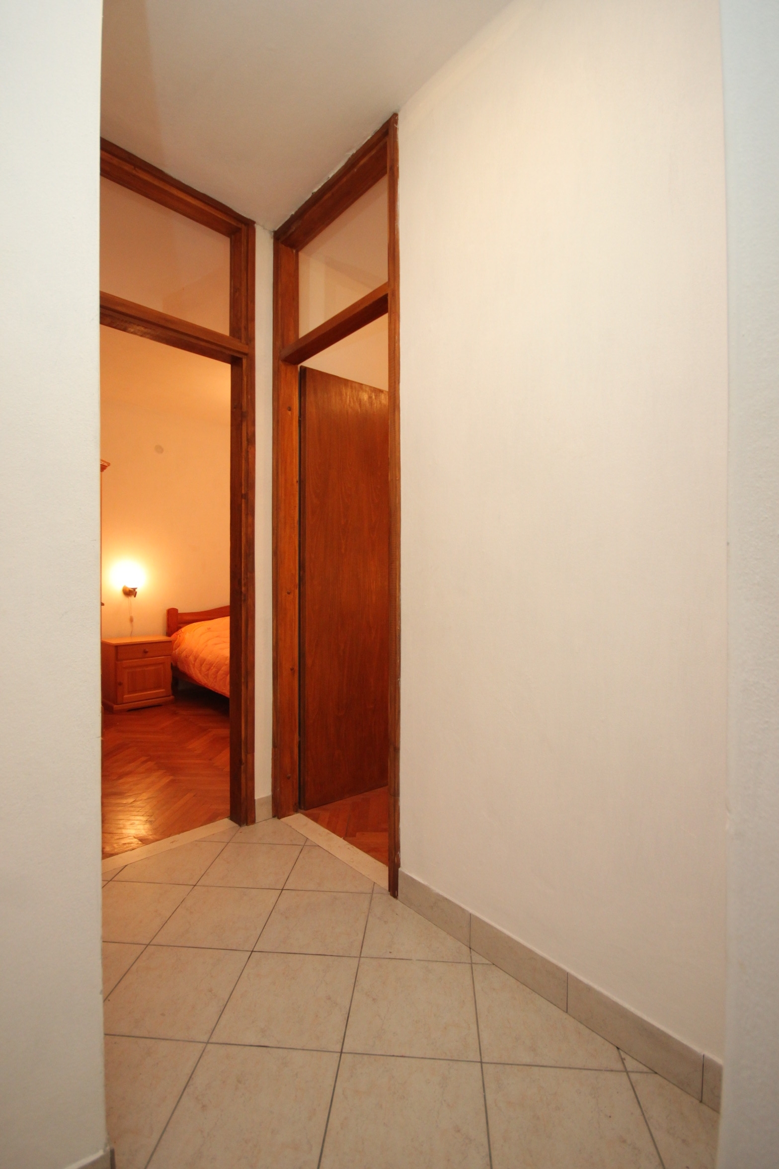 Two bedroom apartment with balcony and sea view Brna, Korčula  A-b
