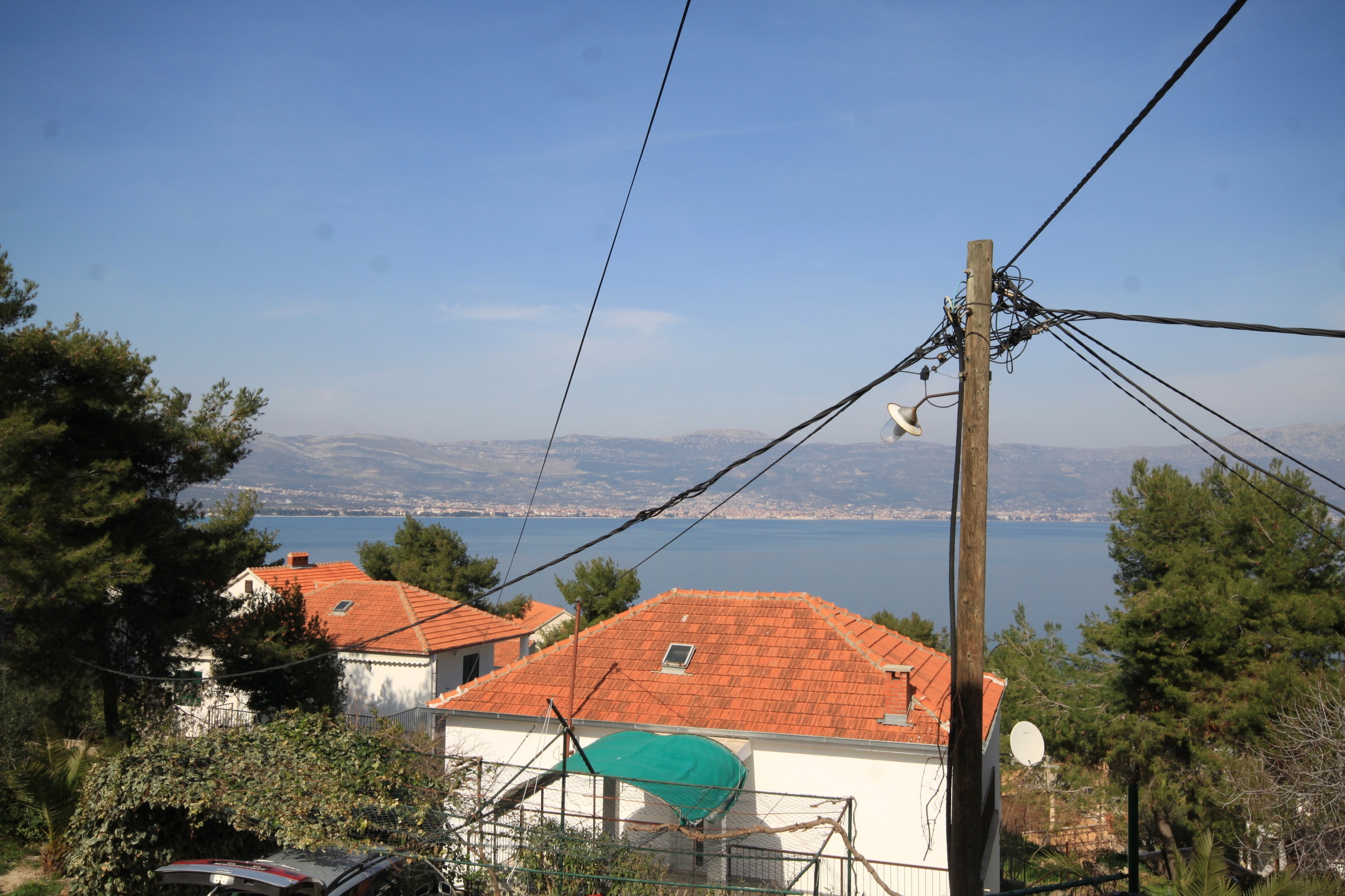 Three bedroom apartment with terrace and sea view Slatine, Čiovo  A-a