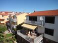Vodice, Terasa - pohled v ubytování typu apartment, WiFi.