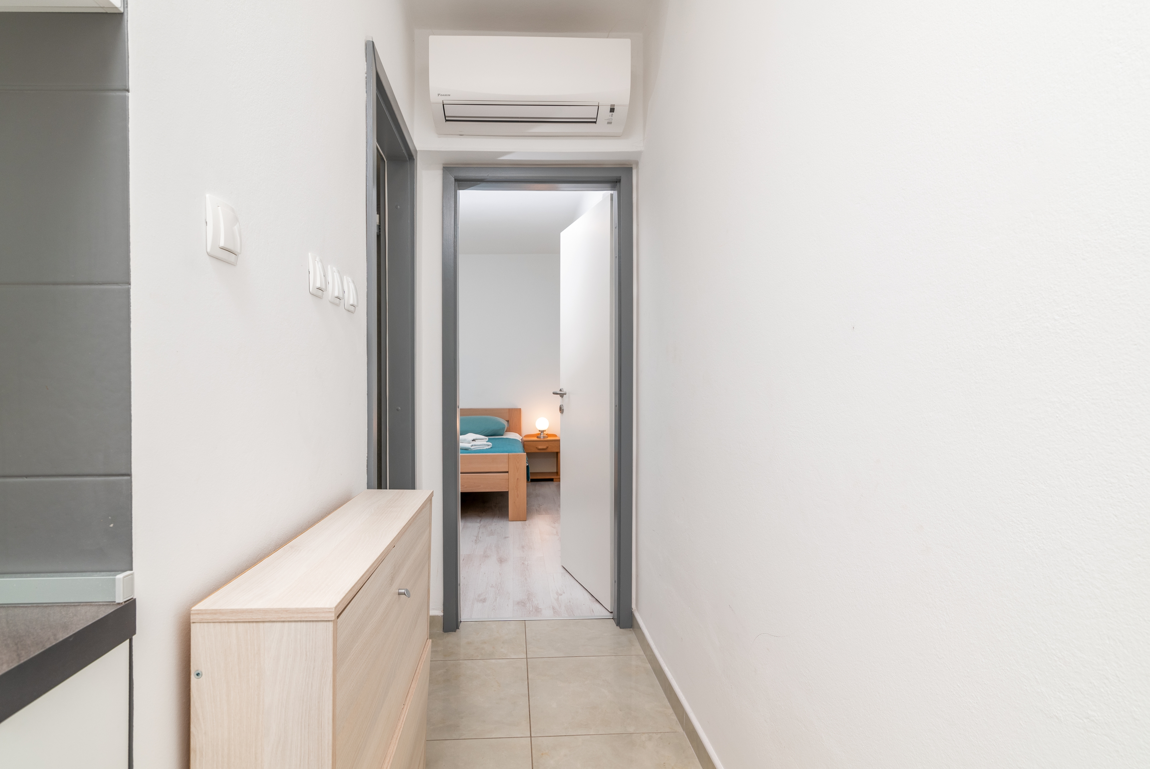 One bedroom apartment with terrace Rabac, Labin  A-b