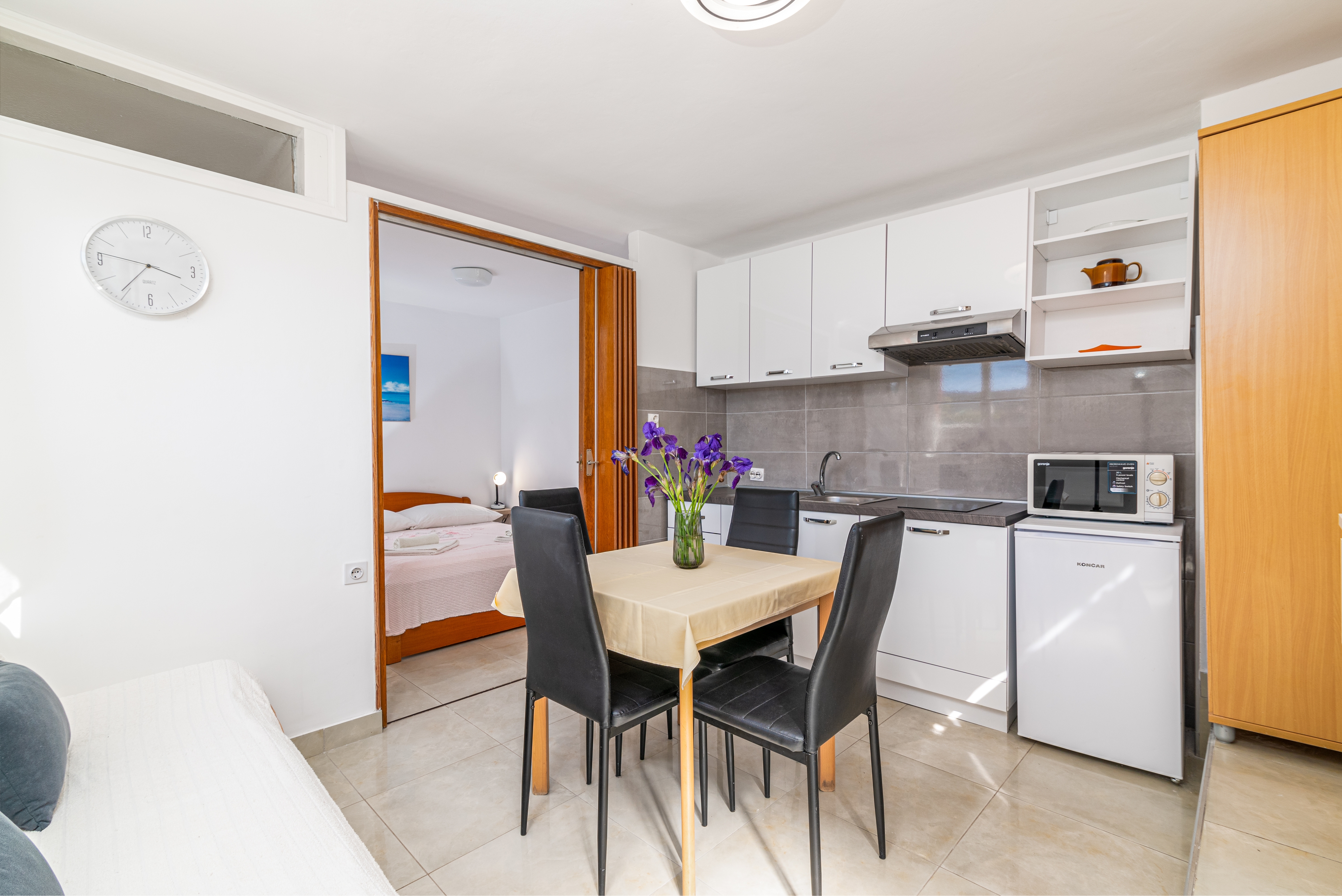 Studio flat with terrace and sea view Rabac, Labin (AS-7622-a)