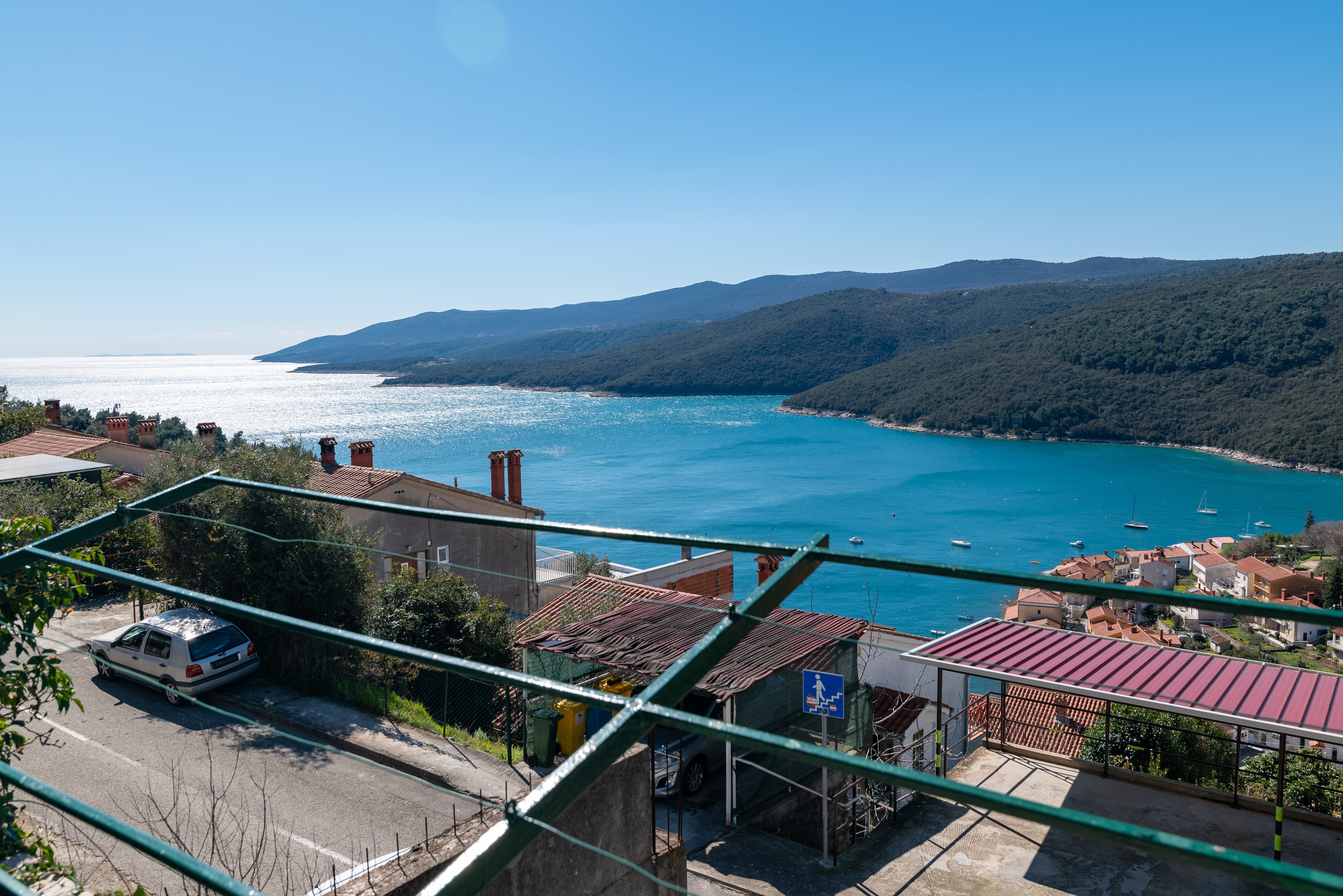 Studio flat with terrace and sea view Rabac, Labin  AS-a