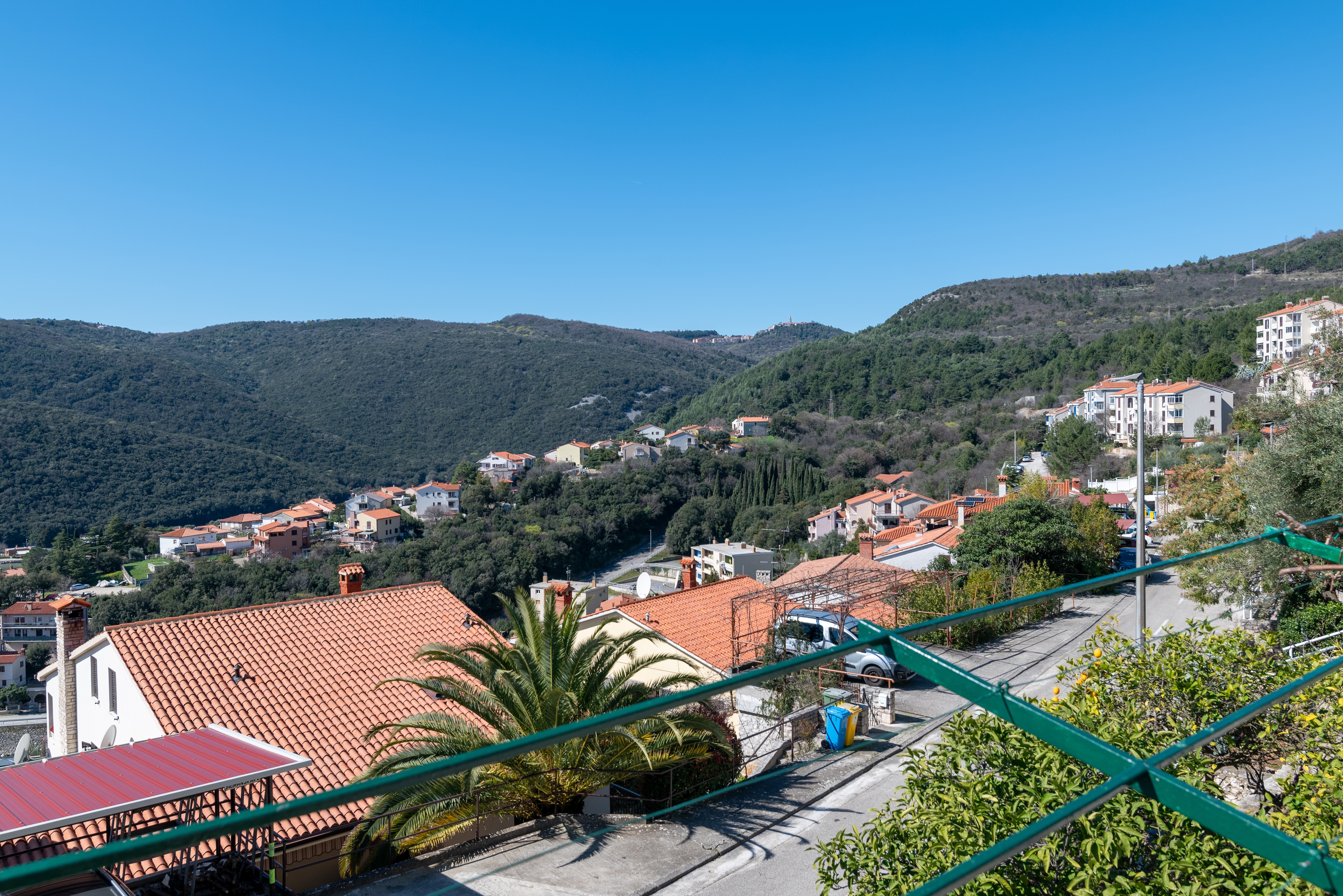 Studio flat with terrace and sea view Rabac, Labin  AS-a