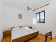 Ložnice Postira, Ložnice v ubytování typu apartment, domácí mazlíčci povoleni a WiFi.