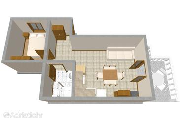 Plan Puntinak, Plan in the apartment, dopusteni kucni ljubimci i WIFI.