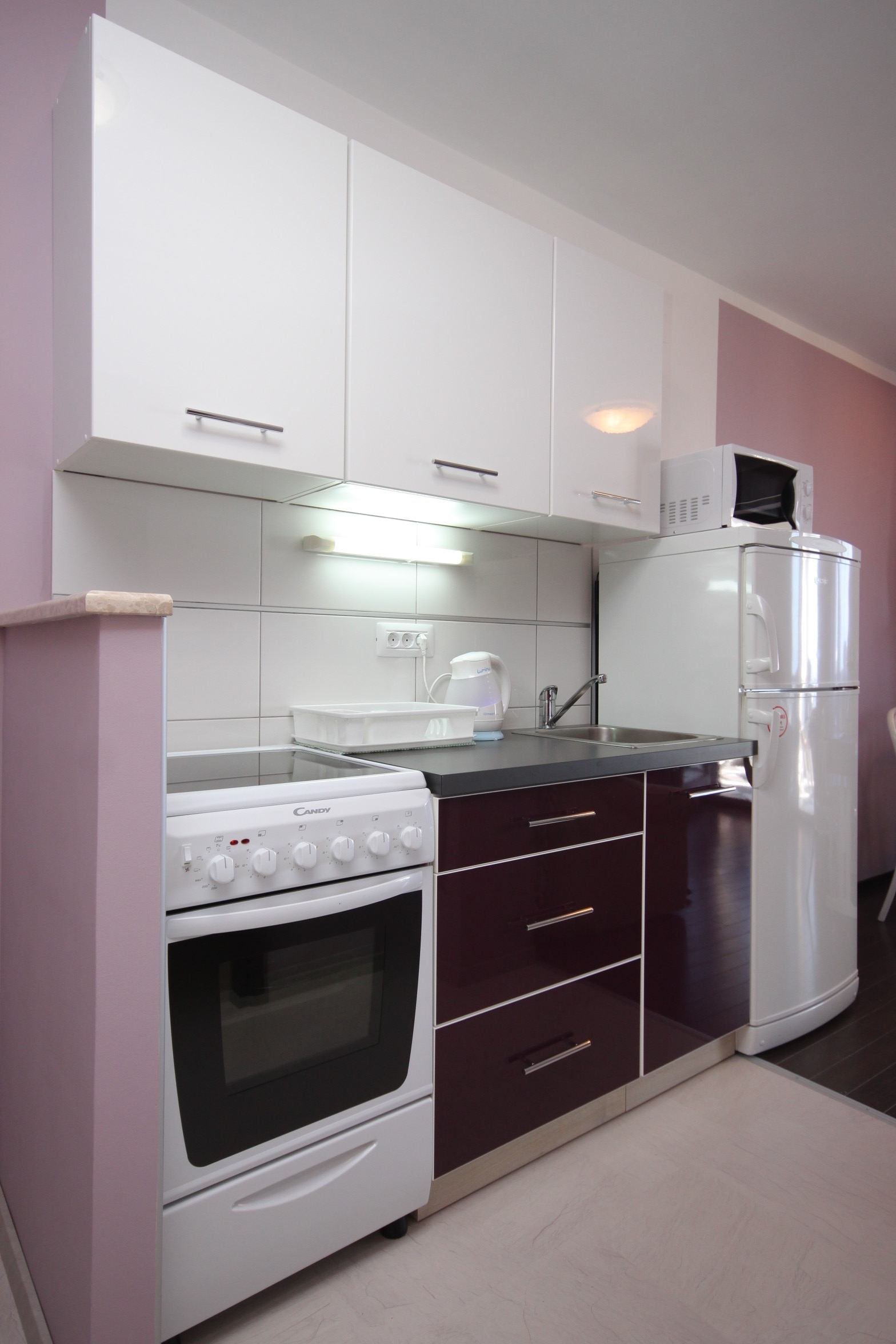One bedroom apartment with terrace and sea view Ravni, Labin  A-a