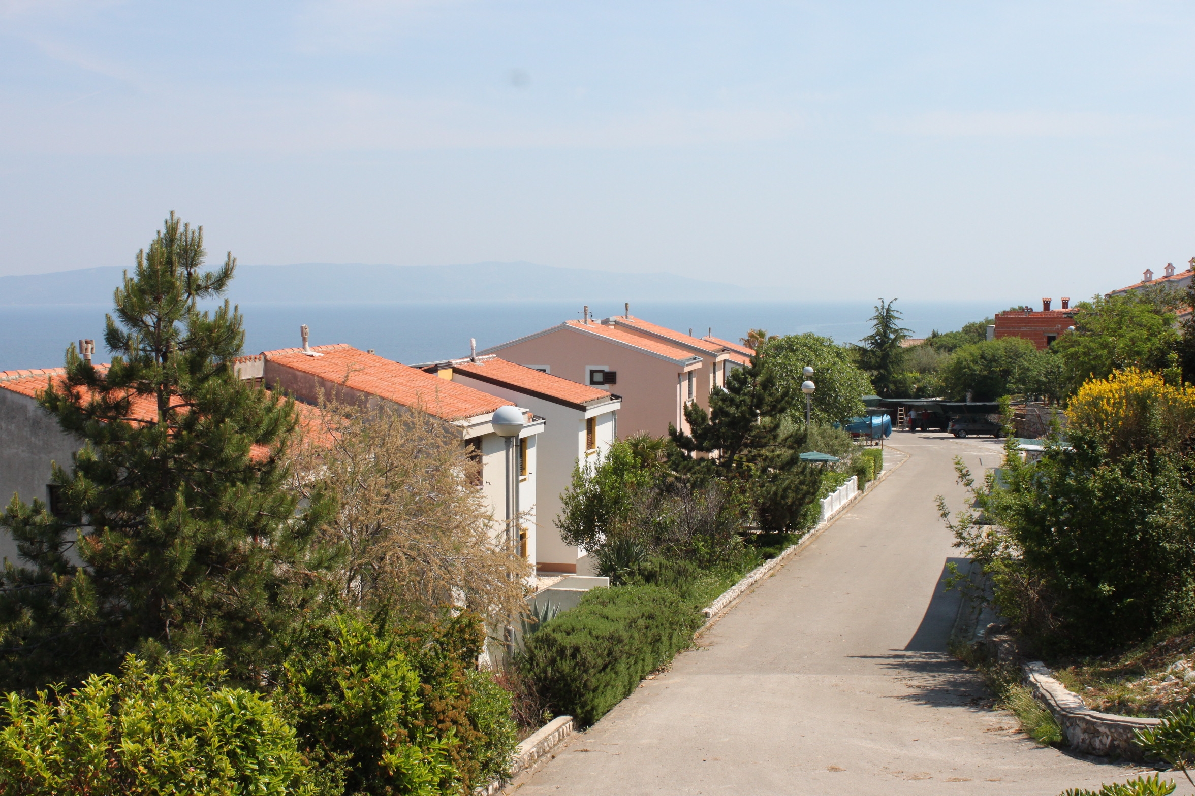 One bedroom apartment with terrace and sea view Ravni, Labin  A-a