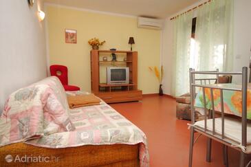 Obývací pokoj Pula, Obývací pokoj v ubytování typu apartment, dostupna klima, dopusteni kucni ljubimci i WIFI.