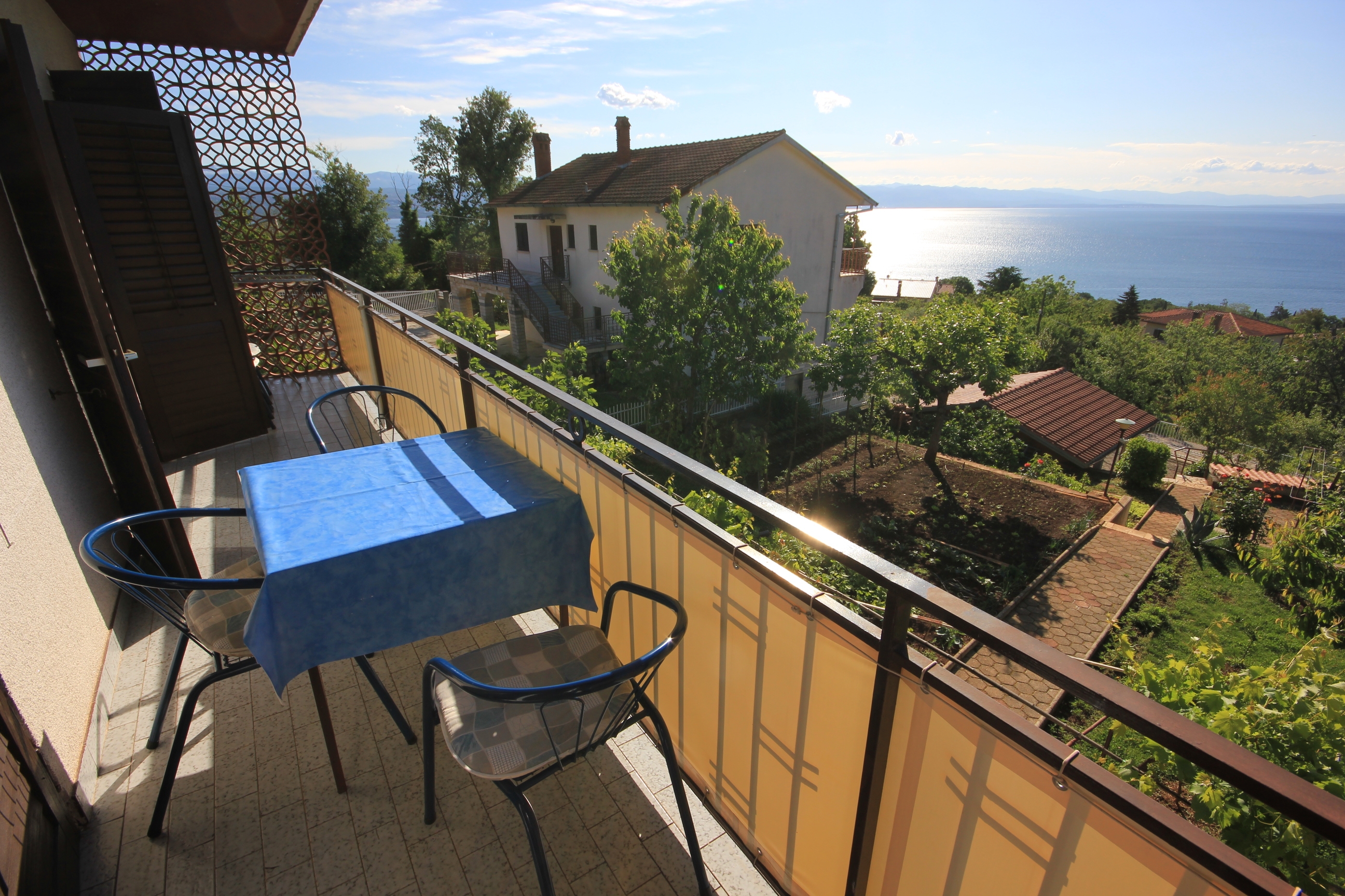 Two bedroom apartment with balcony and sea view Lovran, Opatija  A-a