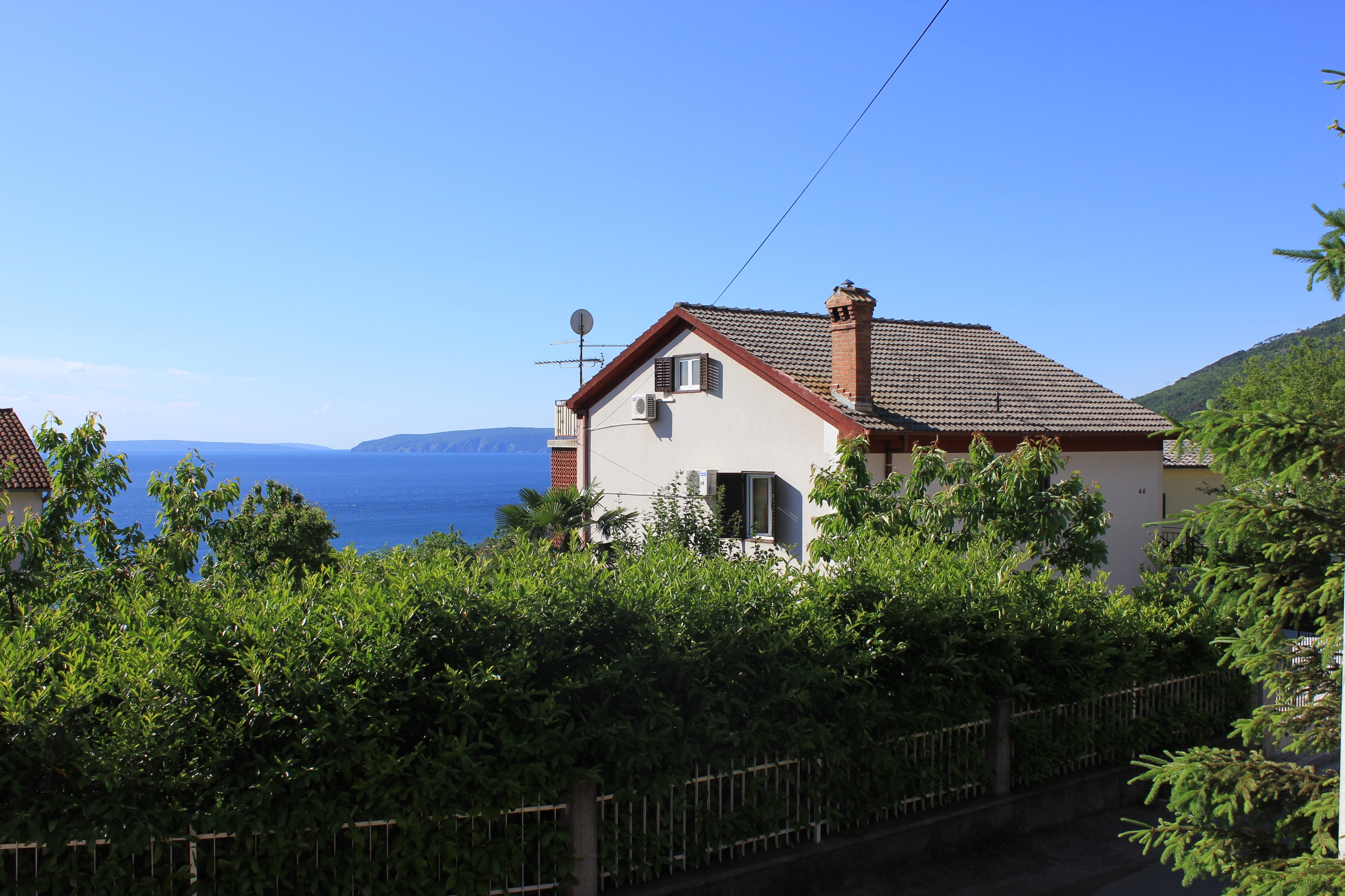 Two bedroom apartment with balcony and sea view Lovran, Opatija  A-a