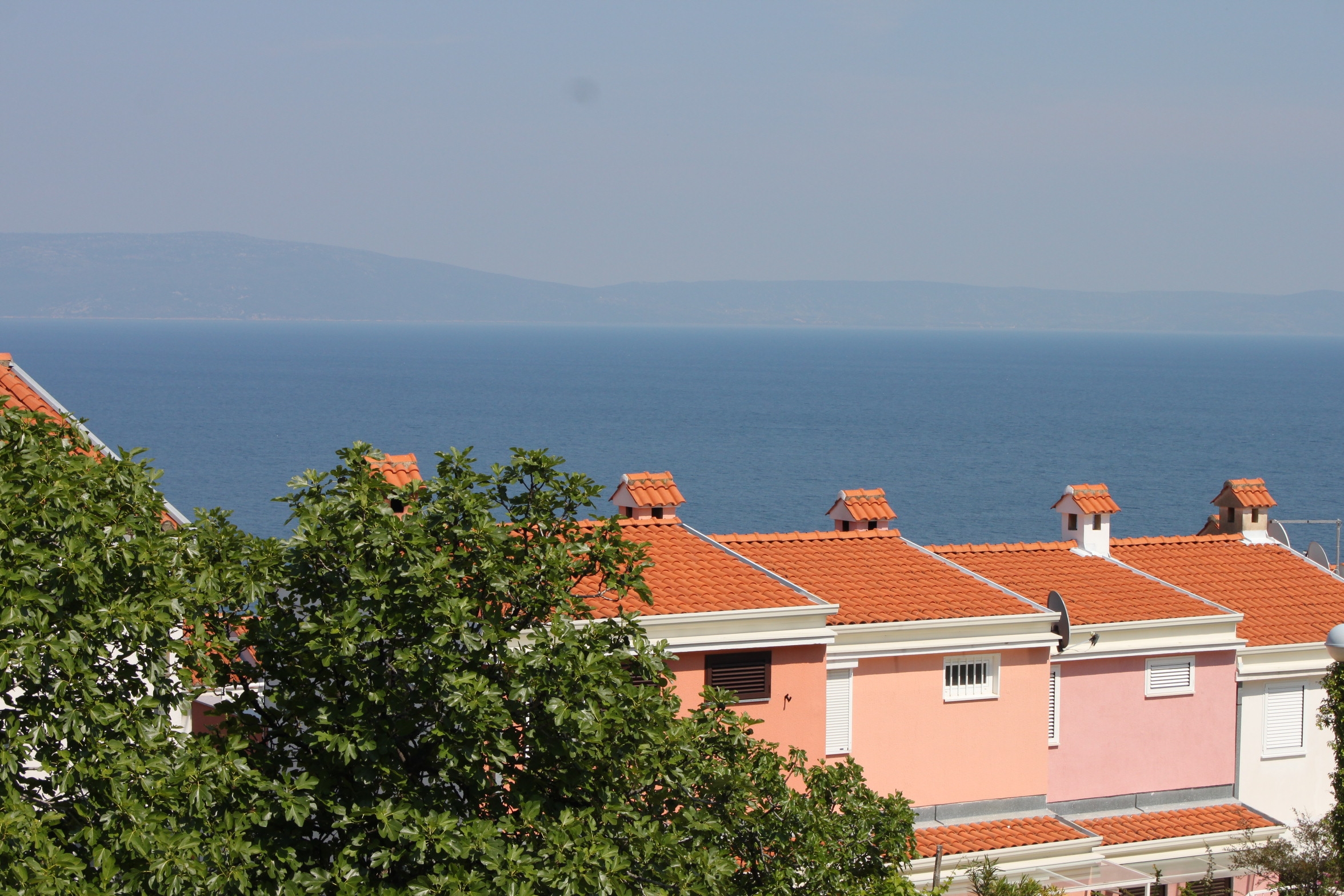 One bedroom apartment with terrace and sea view Ravni, Labin  A-a