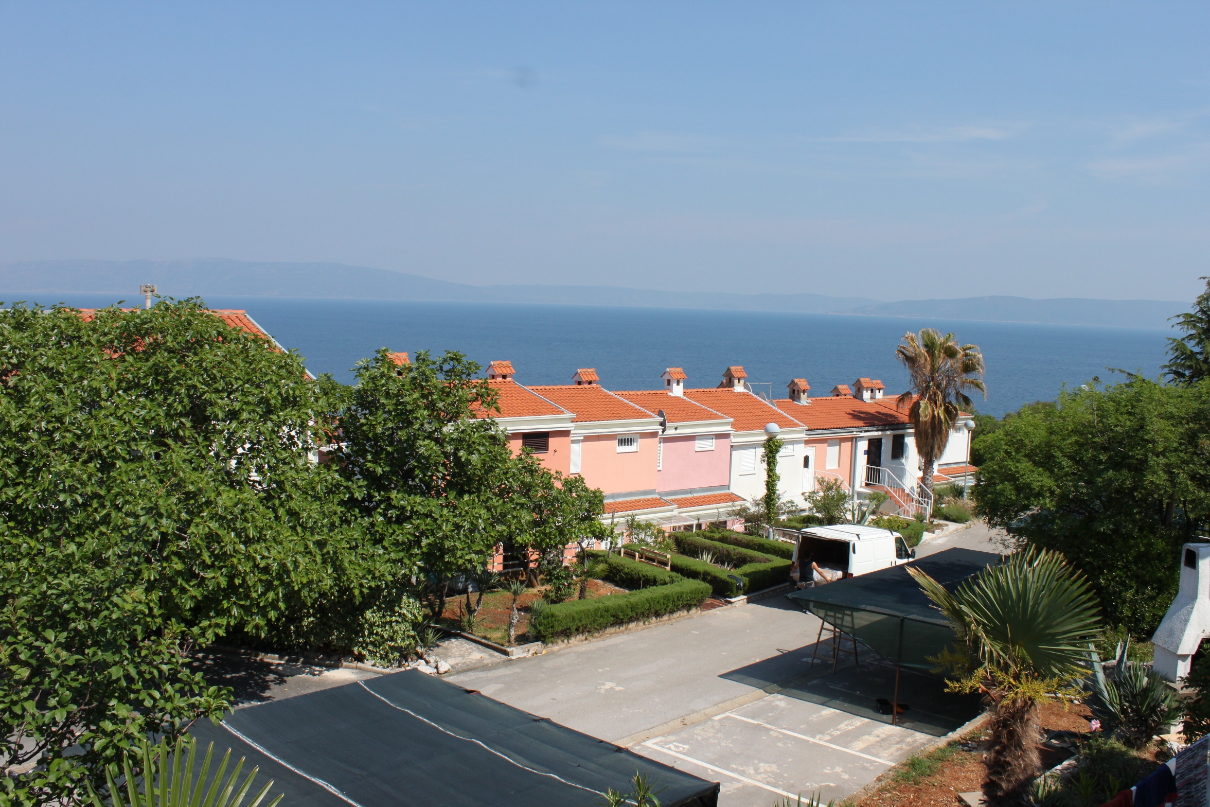 One bedroom apartment with terrace and sea view Ravni, Labin  A-a
