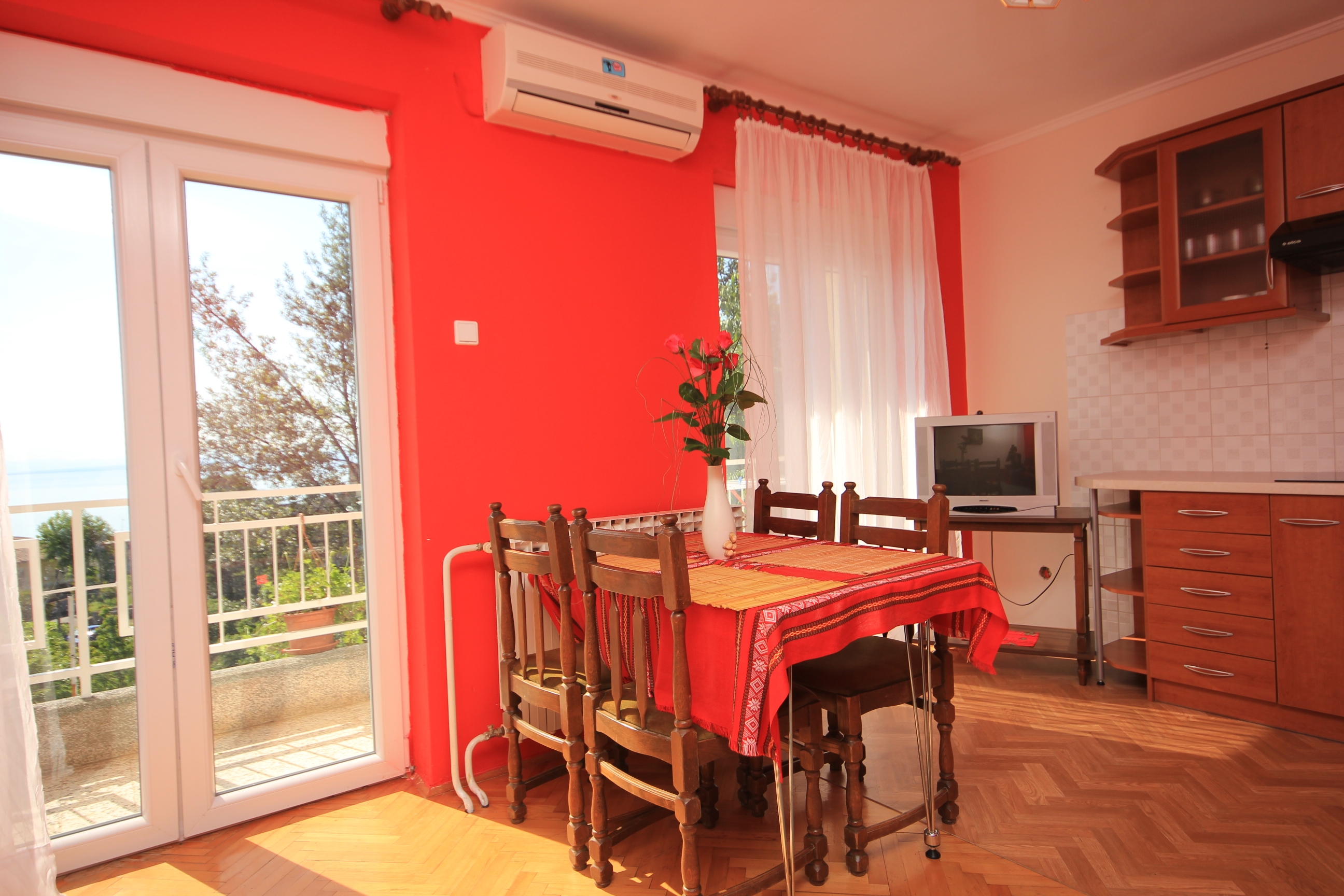 Three bedroom apartment with terrace and sea view Lovran, Opatija  A-a
