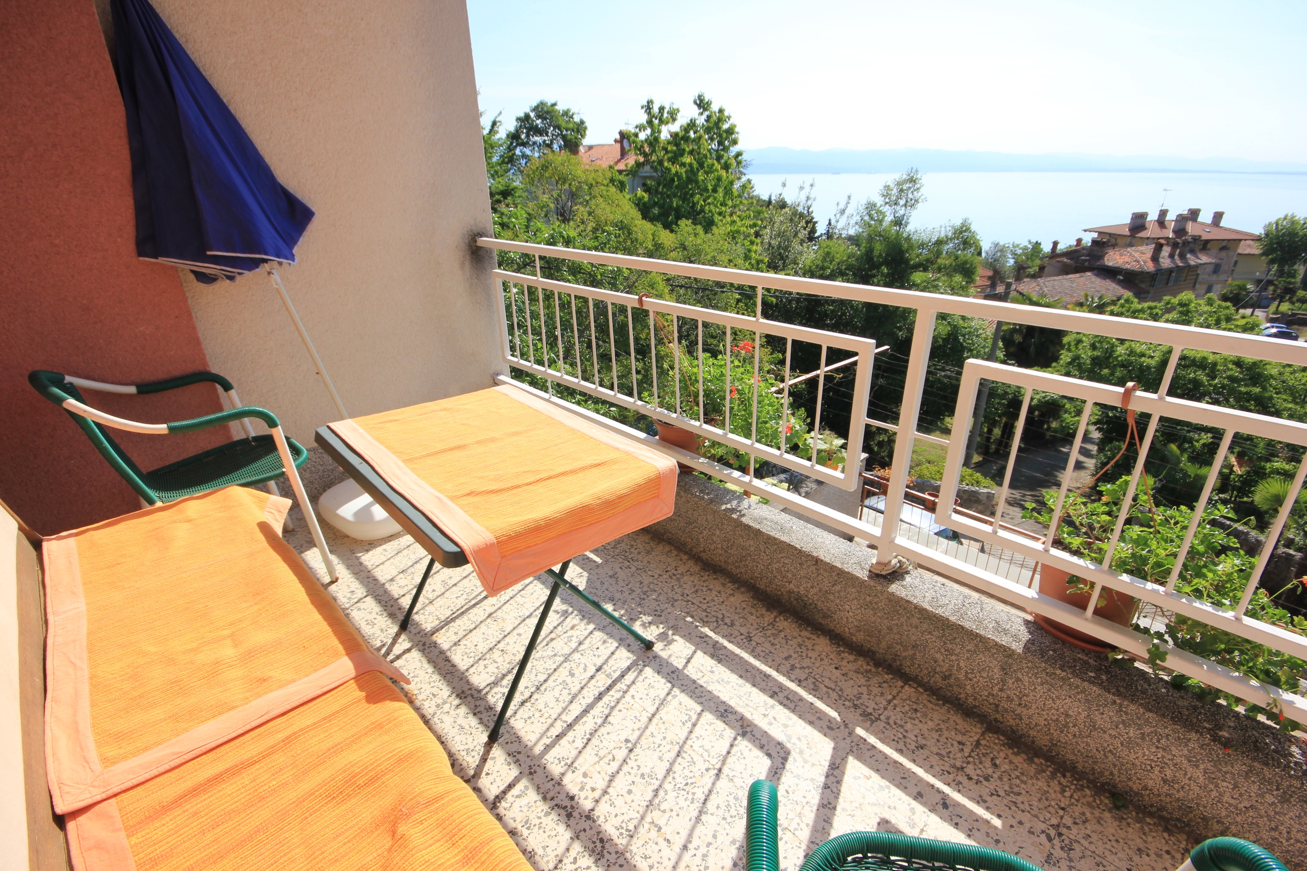 Three bedroom apartment with terrace and sea view Lovran, Opatija  A-a
