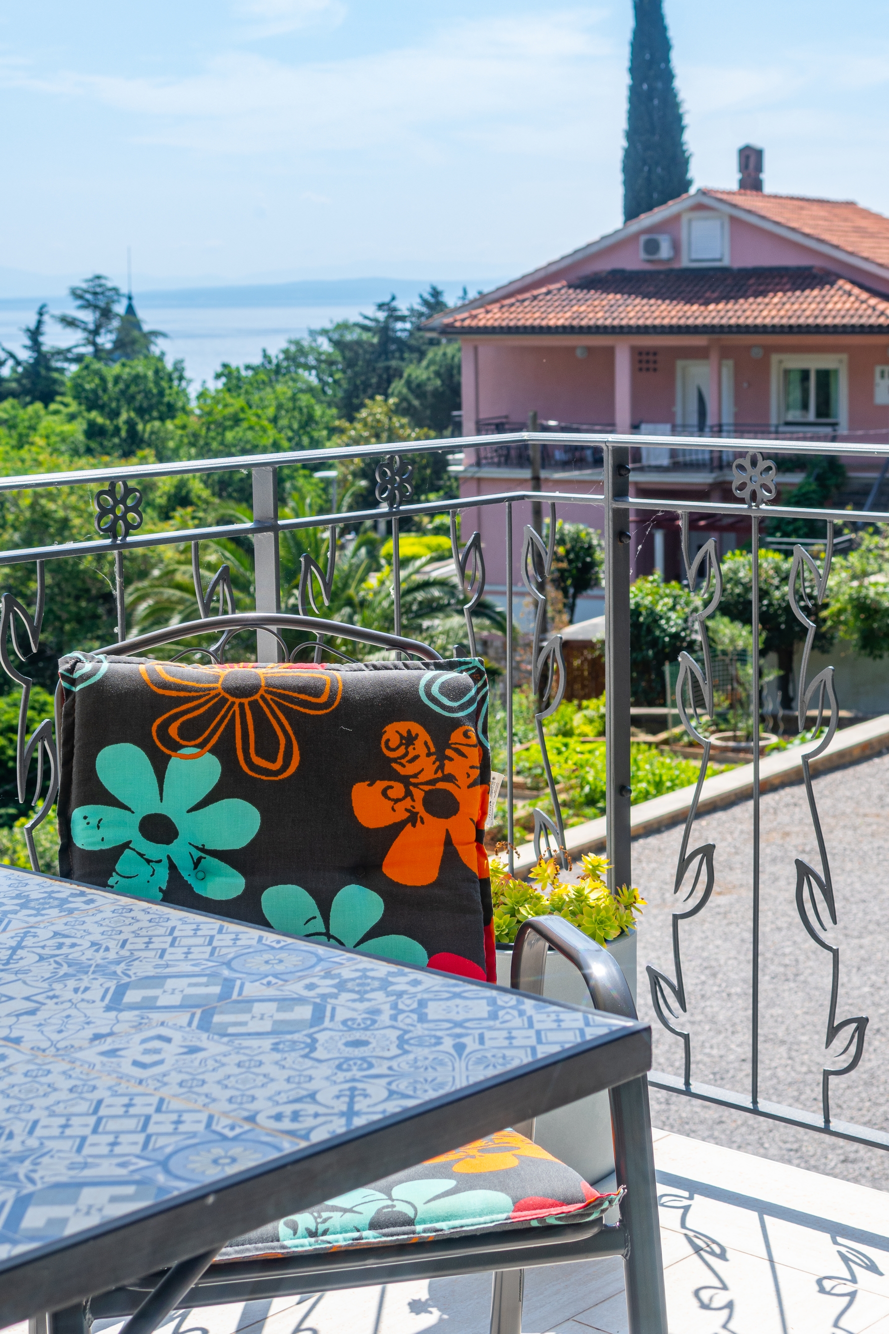 Studio flat with terrace and sea view Medveja, Opatija  AS-a