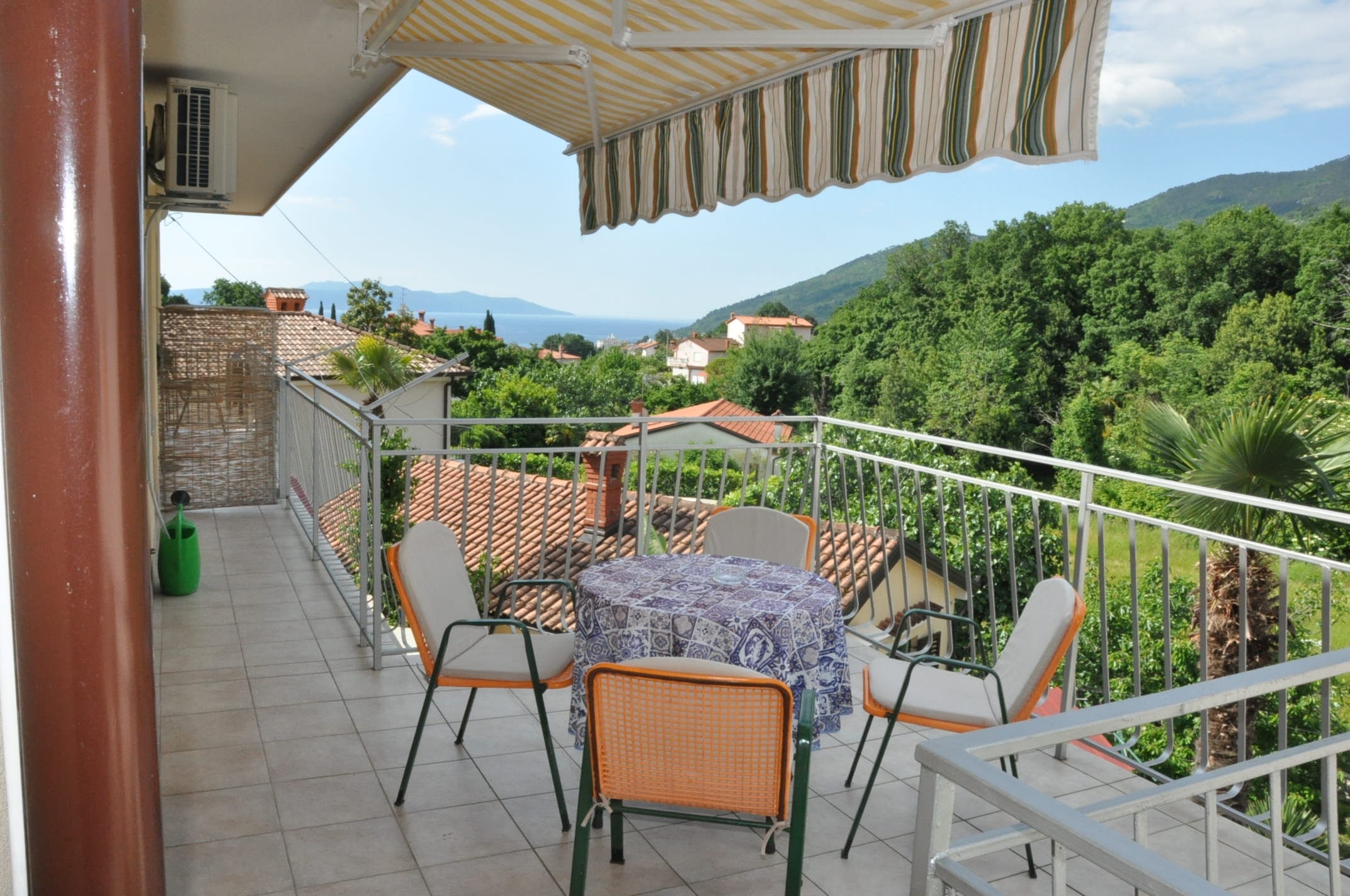 One bedroom apartment with terrace and sea view Oprič, Opatija (A-7728-a)