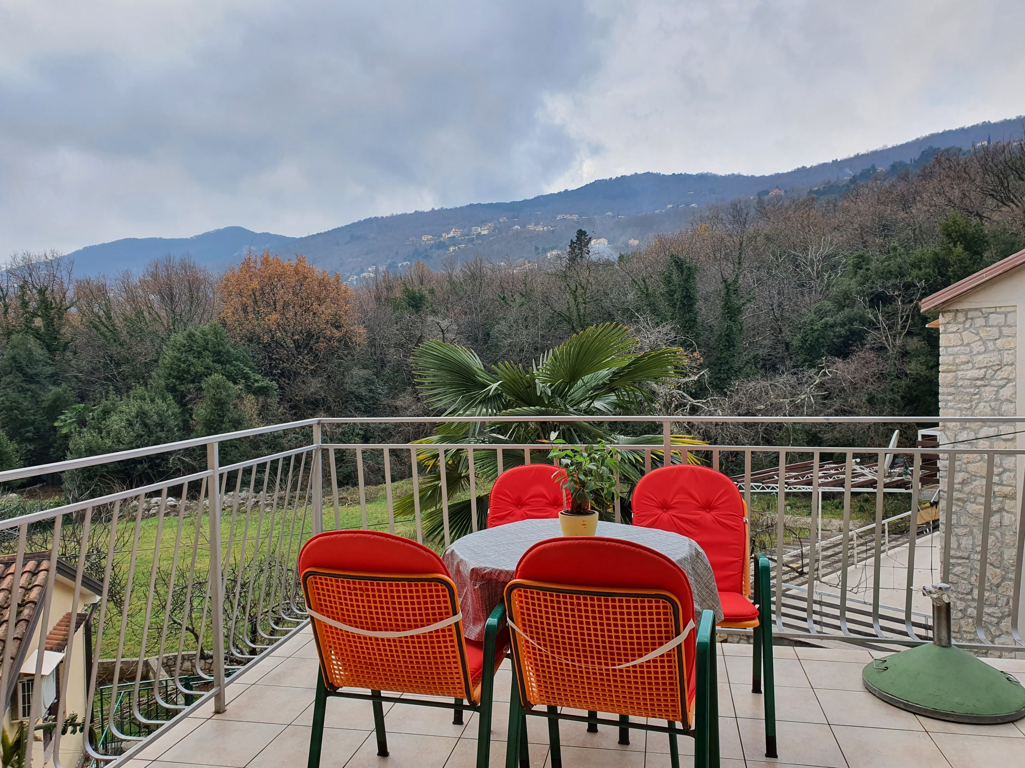One bedroom apartment with terrace and sea view Oprič, Opatija  A-a