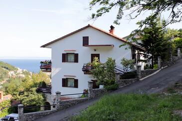 Objekt Mošćenička Draga, Opatija, Objekt 7746 - Apartmaji in sobe s prodnato plažo.