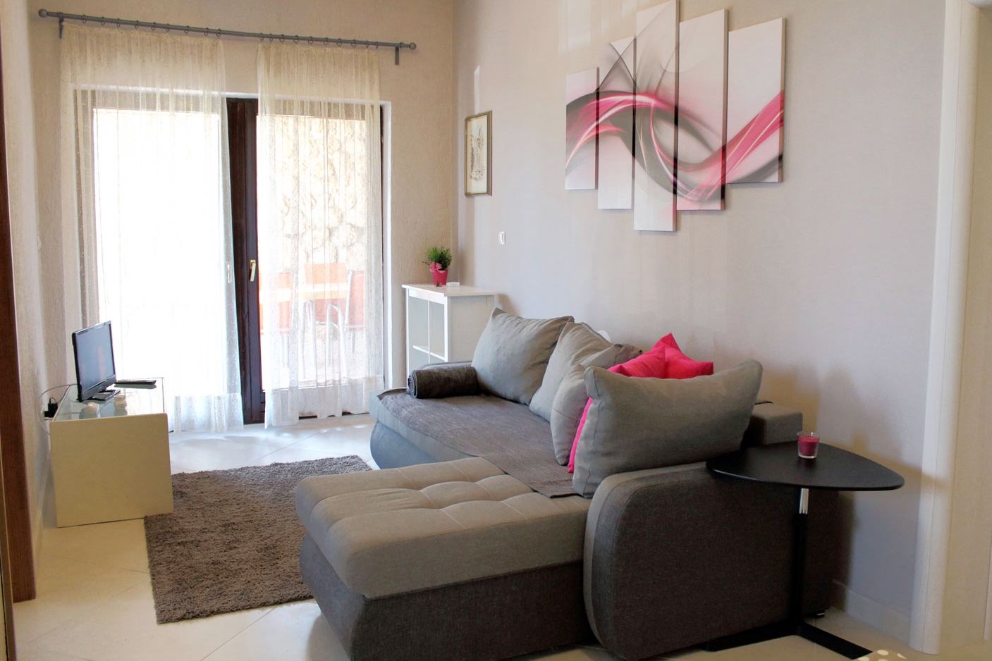 Two bedroom apartment with terrace and sea view Oprič, Opatija (A-7753-a)