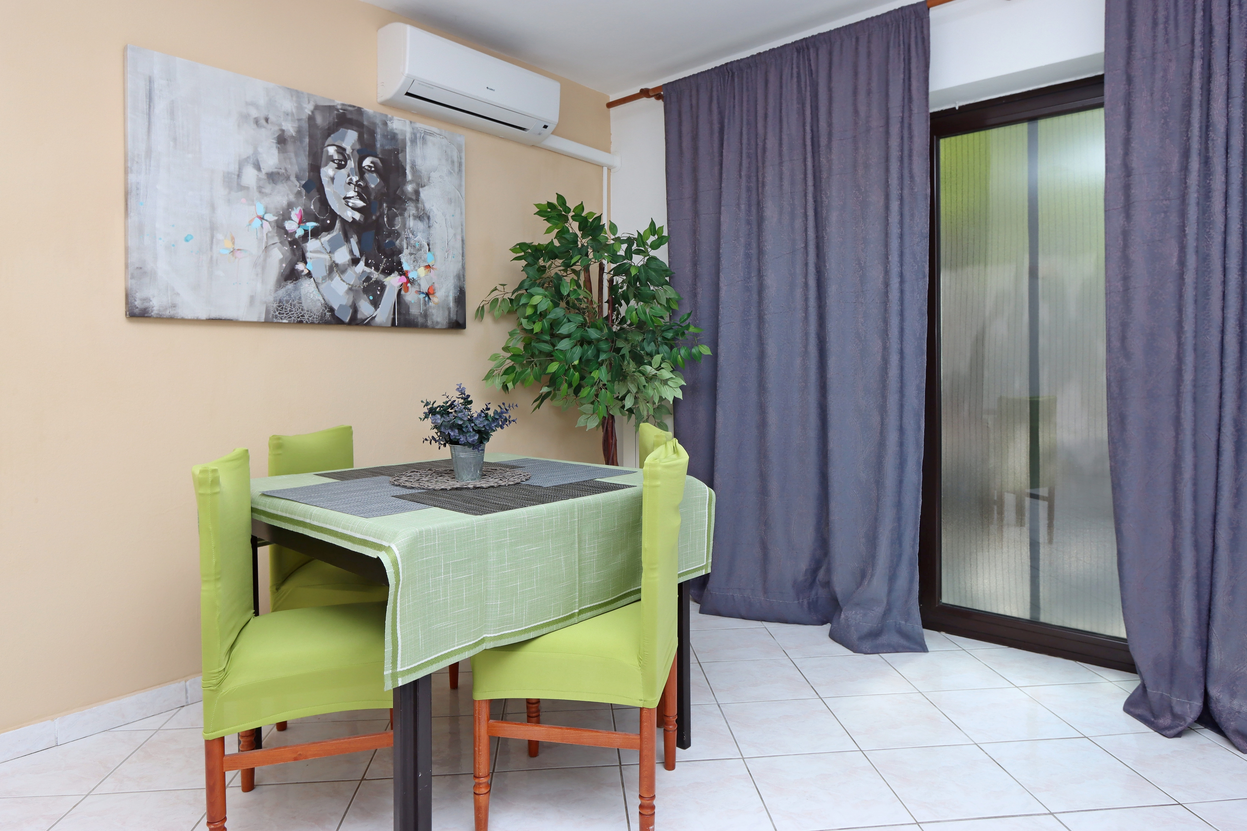 Jednosobni apartman s terasom Brseč, Opatija  A-b