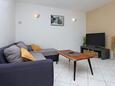Brseč, Dnevna soba v nastanitvi vrste apartment, dostopna klima, Hišni ljubljenčki dovoljeni in WiFi.