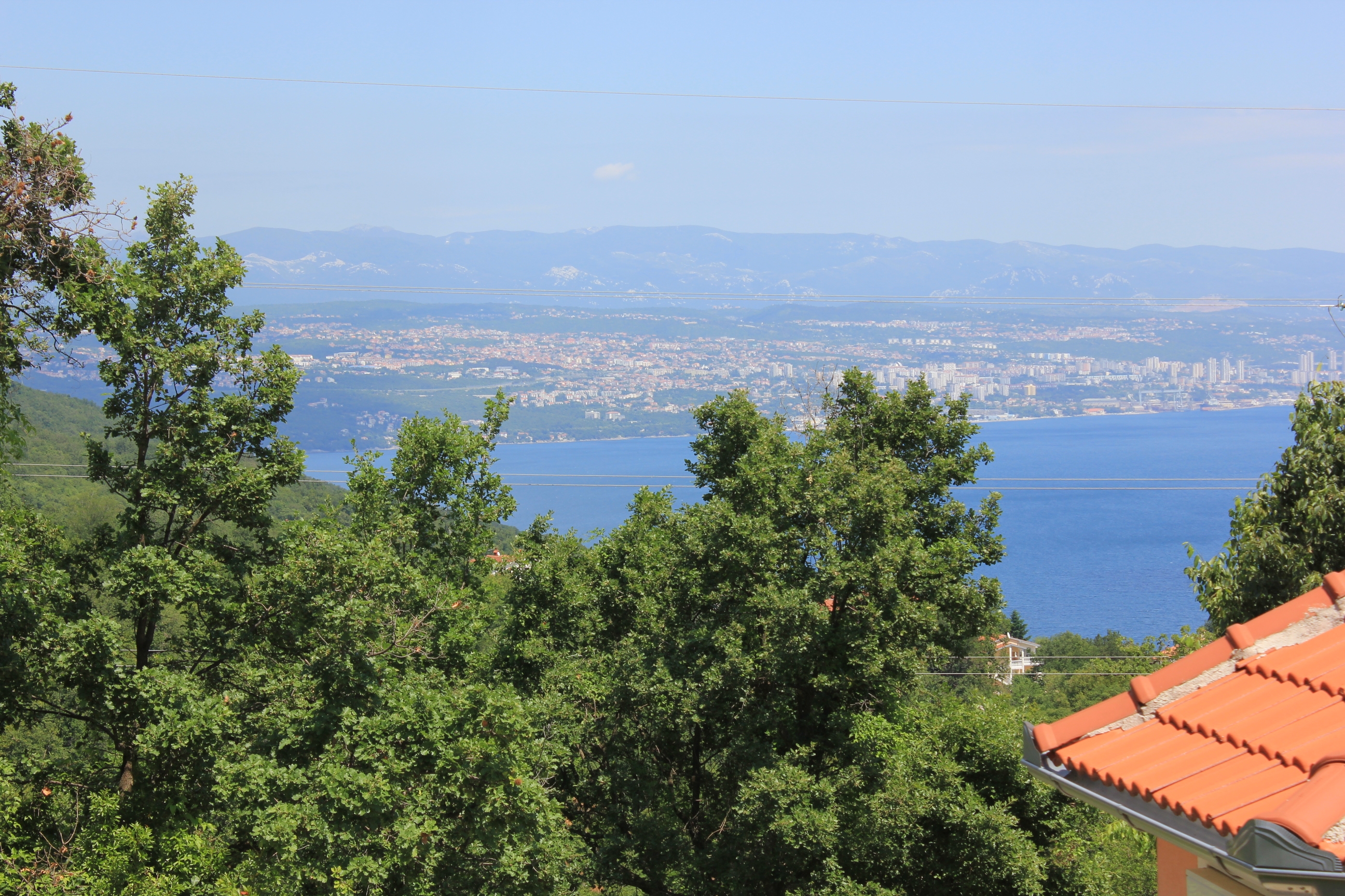 One bedroom apartment with terrace and sea view Oprič, Opatija  A-d
