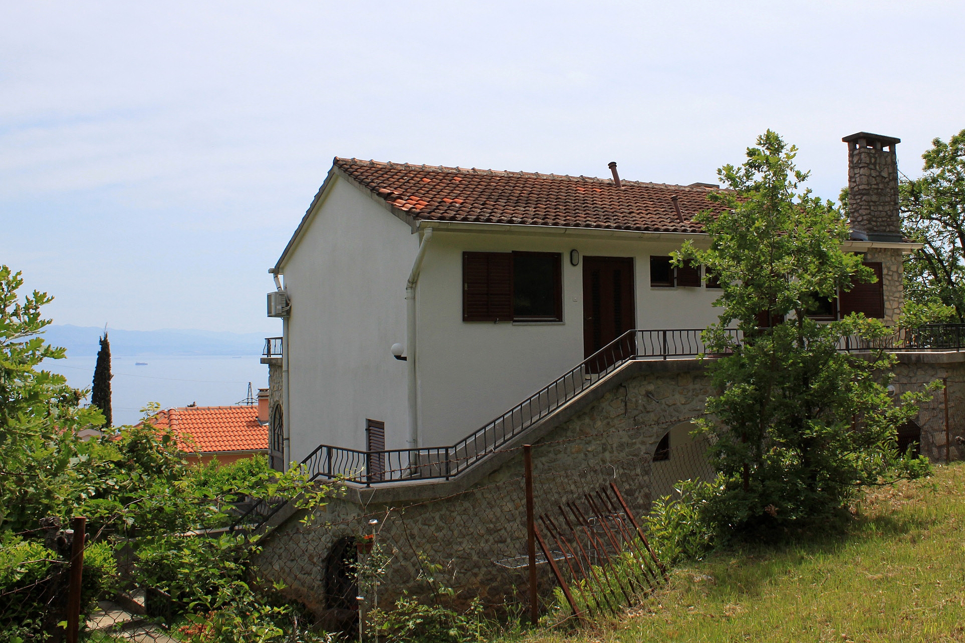 Enosobni apartma Z balkonom in pogledom na morje Oprič, Opatija  A-a