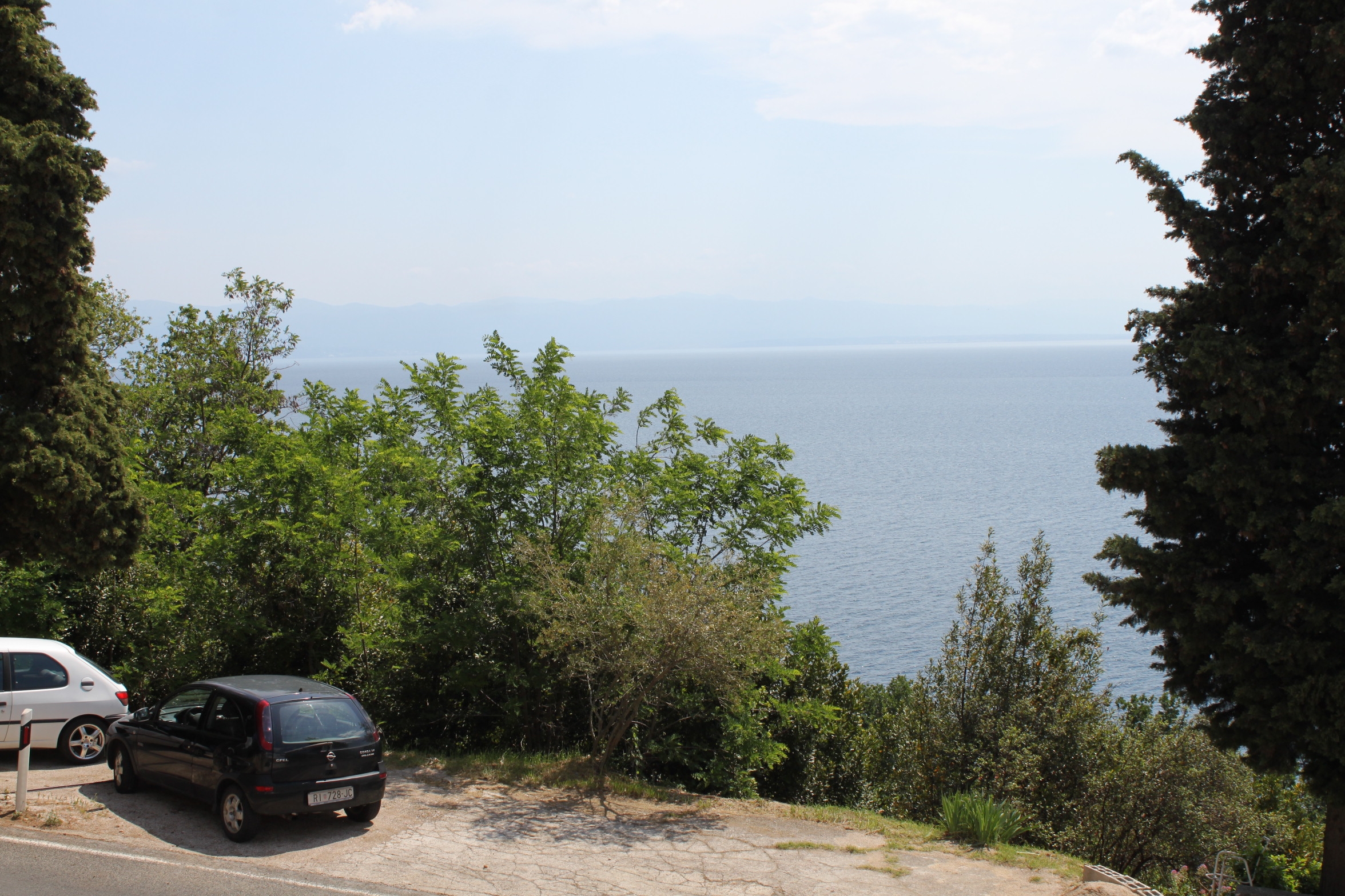One bedroom apartment with terrace and sea view Mošćenička Draga, Opatija  A-a