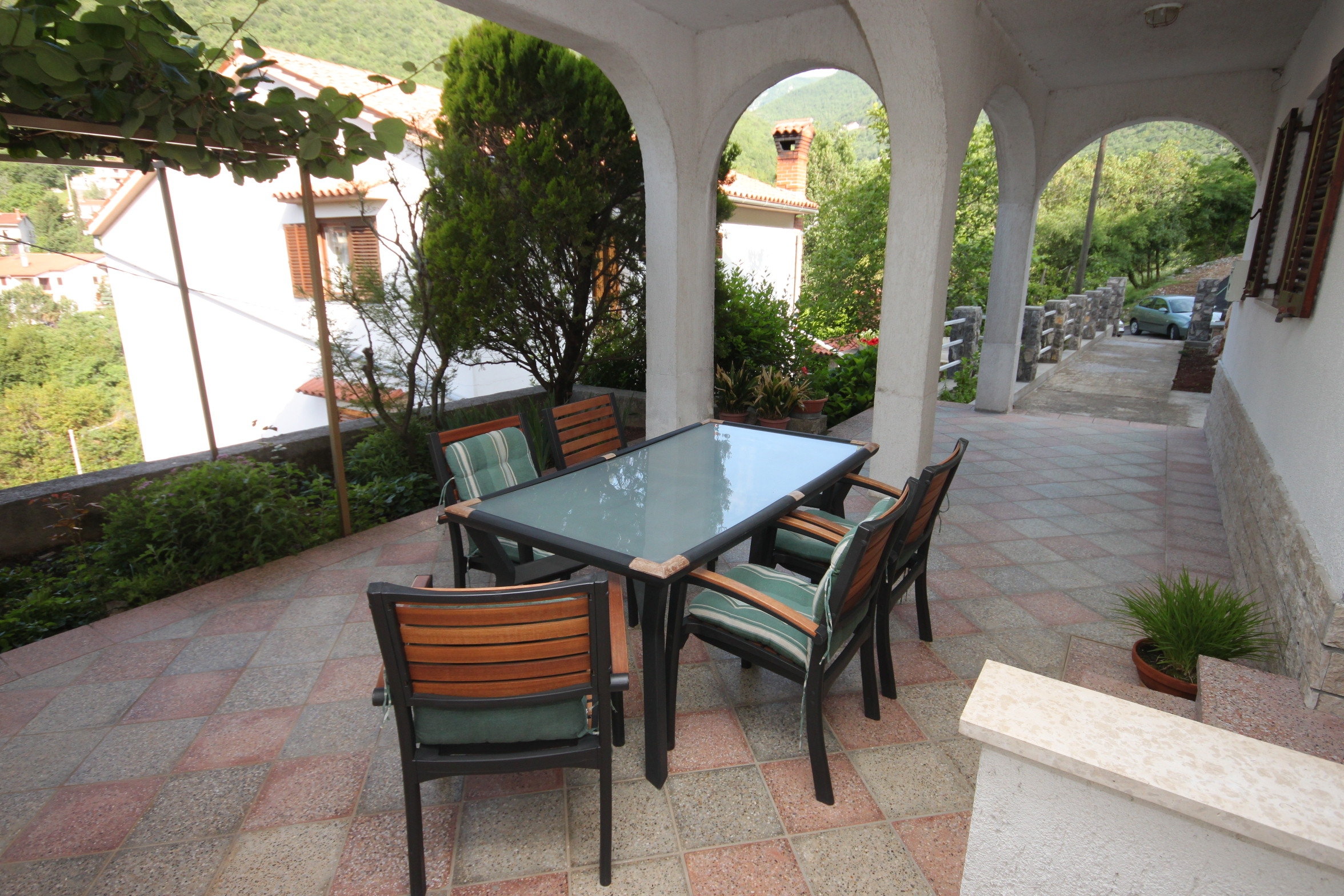 Two bedroom apartment with terrace Mošćenička Draga, Opatija  A-a