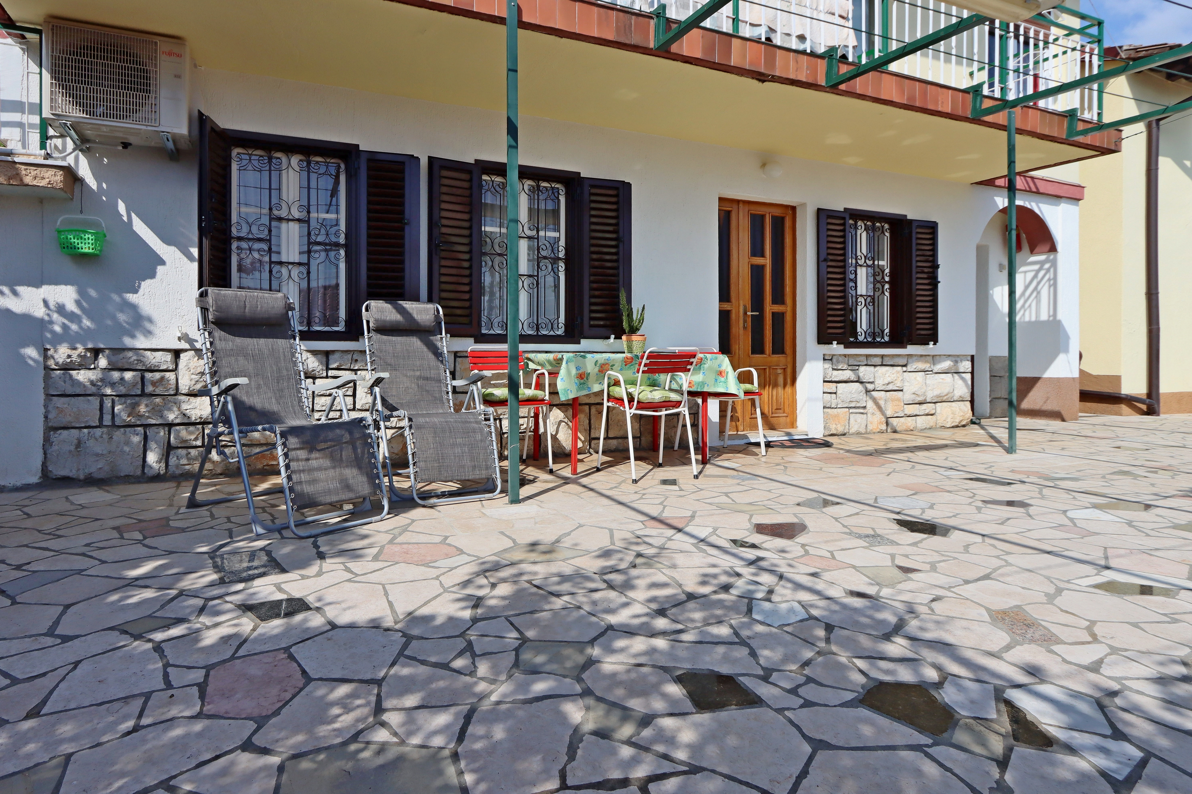 One bedroom apartment with terrace and sea view Ičići, Opatija  A-a