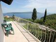 Balkon Brseč, Balkon u smještaju tipa house, s pogledom na more i kućni ljubimci dozvoljeni.