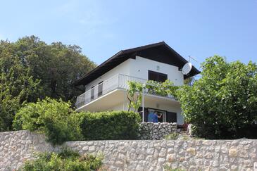 Objekt Brseč, Opatija, Objekt 7795 - Počitniška hiša s prodnato plažo.