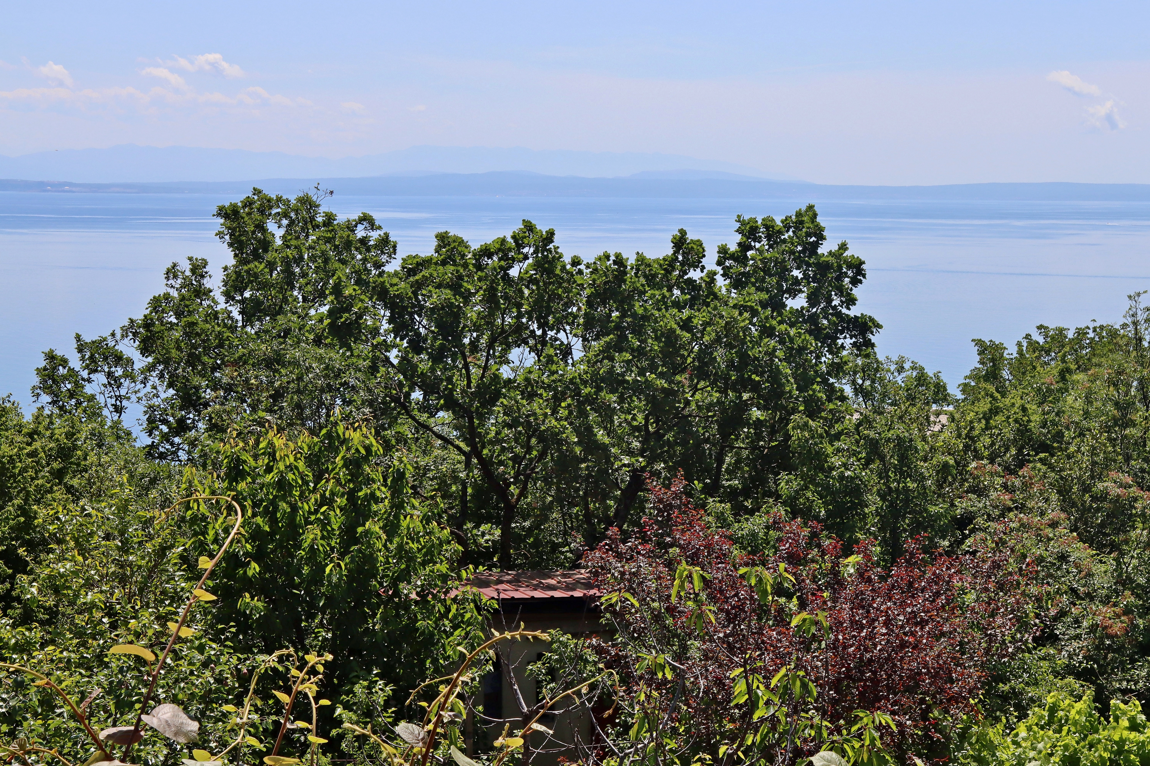 One bedroom apartment with terrace and sea view Opatija - Pobri, Opatija  A-b